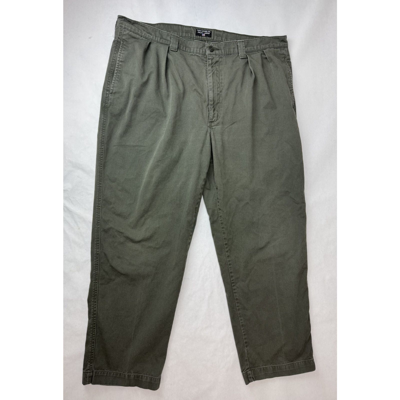 Polo Ralph Lauren VTG Polo Jeans Co. Ralph Lauren Utility Pleat Chino Pant 40" Size US 40 / EU 56 - 2 Thumbnail