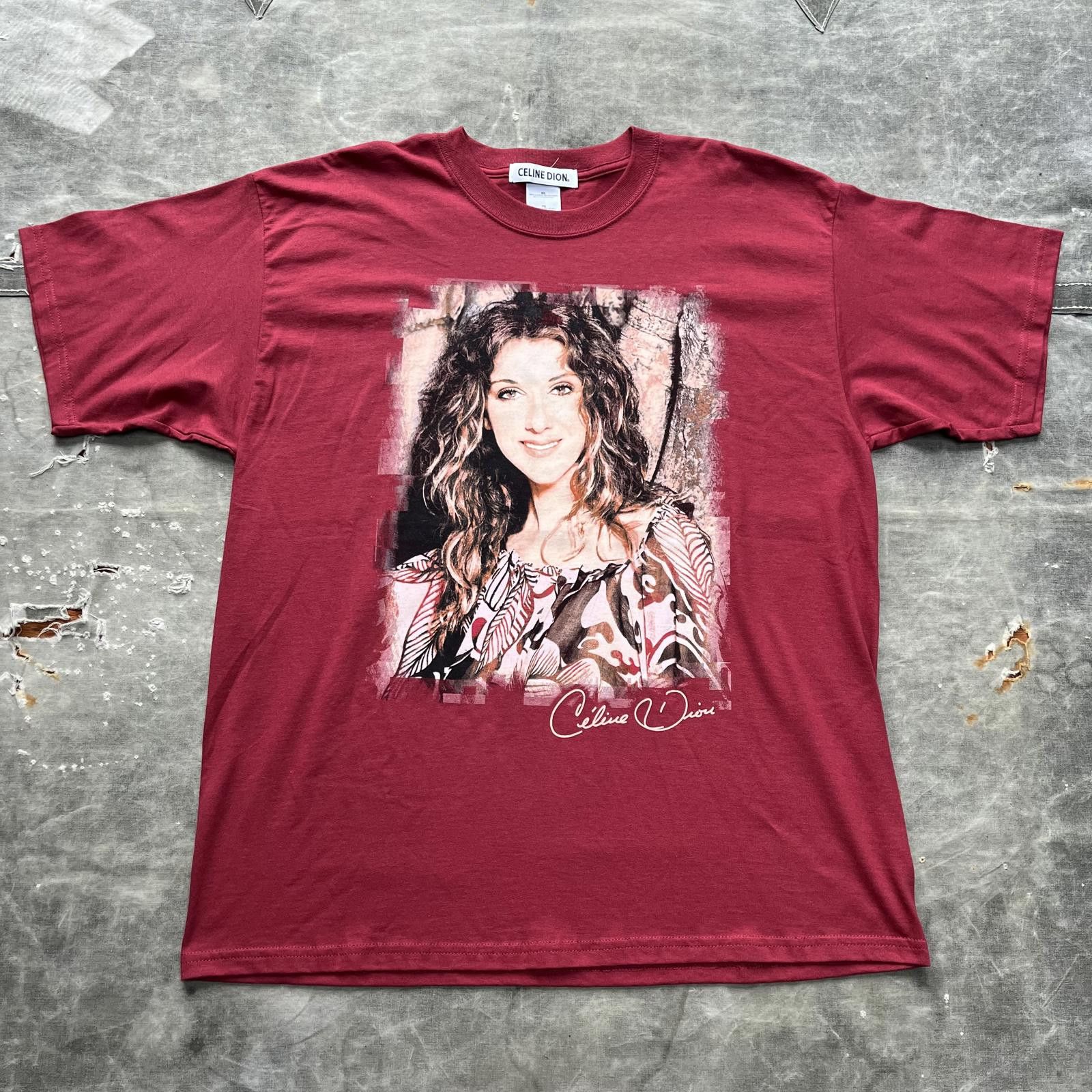 Band Tees × Vintage Vintage Y2K Deadstock Celine Dion Band Pop Music Shirt Size US XL / EU 56 / 4 - 1 Thumbnail