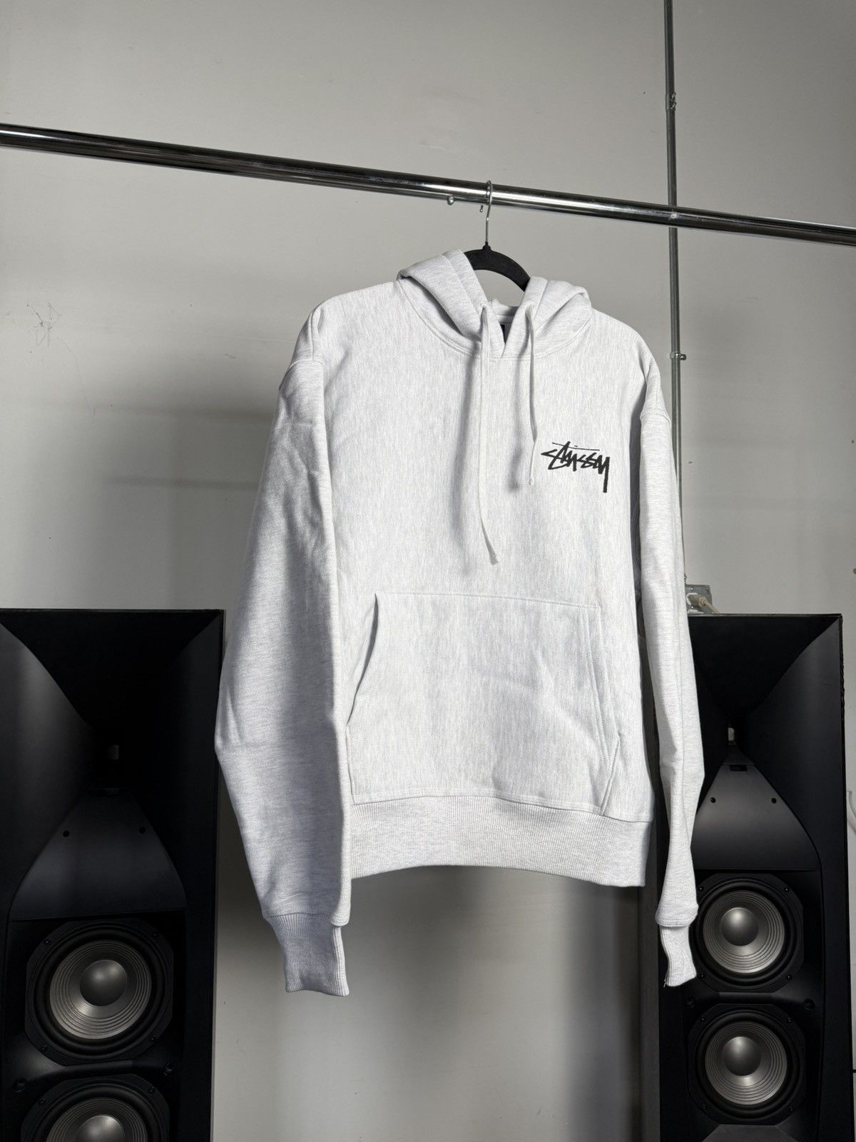 Stussy STUSSY 8 Ball Fade Hoodie “Ash Heather” Size US M / EU 48-50 / 2 - 2 Thumbnail
