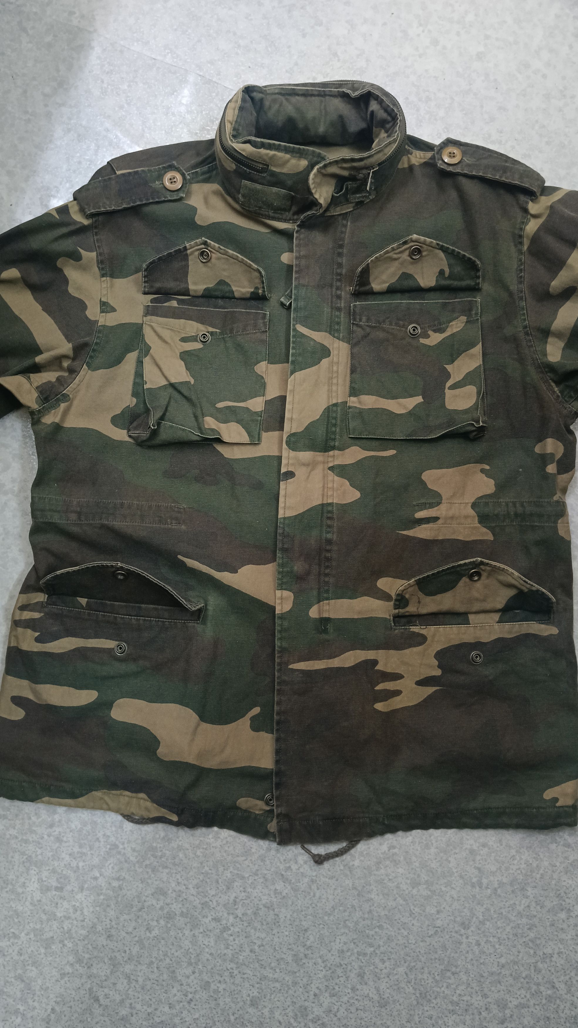 Japanese Brand 🔥 Doghouse Green Camo Parka Jacket Size US M / EU 48-50 / 2 - 6 Thumbnail
