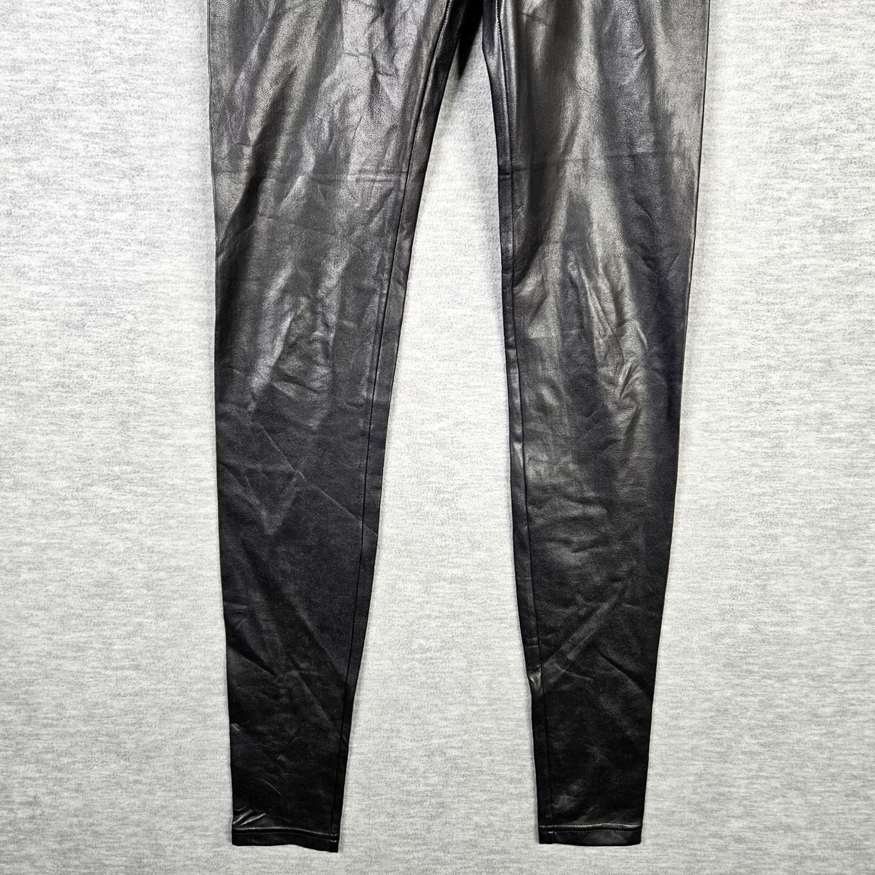 Vintage Wilfred Free Women’s Black Faux Leather Casual Skinny Legging Size XXS Women Styles Skinny Solid Black 2XS Adult Regular Mens Womens Girls Size 24" / US 00 / IT 34 - 3 Thumbnail