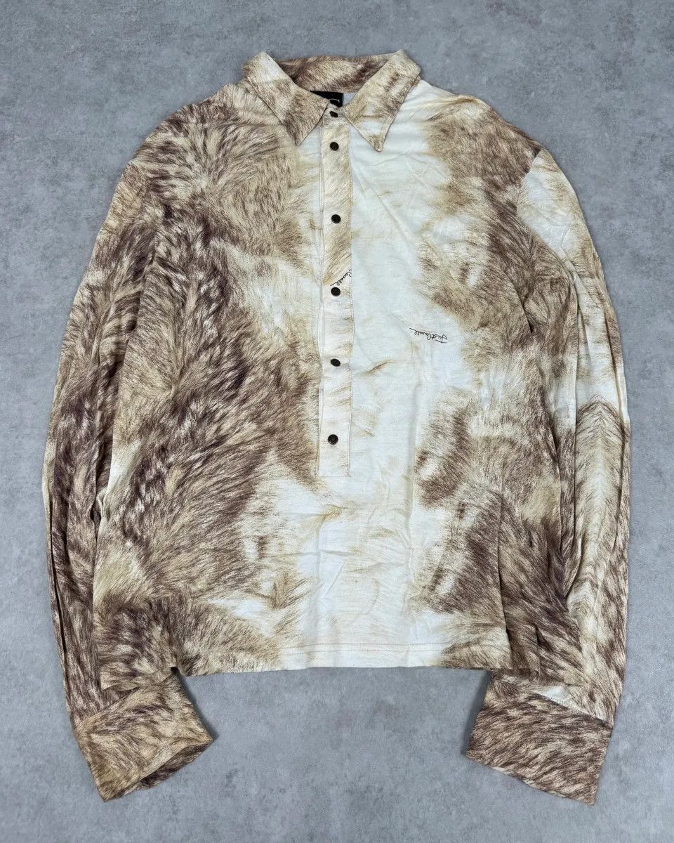 Just Cavalli AW2005 Cavalli White & Fur Effect Shirt Size US M / EU 48-50 / 2 - 1 Thumbnail