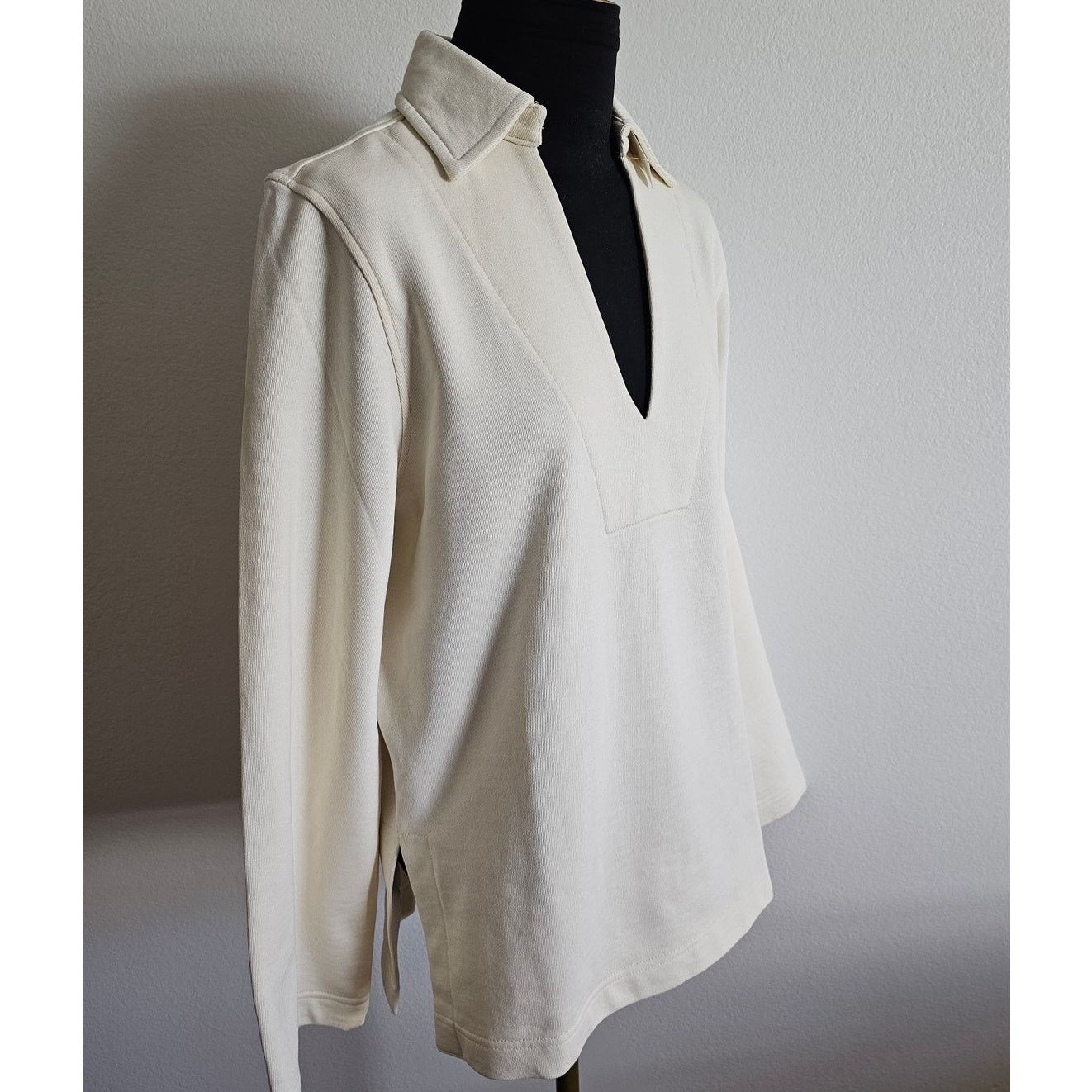 DL1961 NWT DL1961 Women's Cream Sweatshirt Millie Tunic Top M Size M / US 6-8 / IT 42-44 - 6 Thumbnail