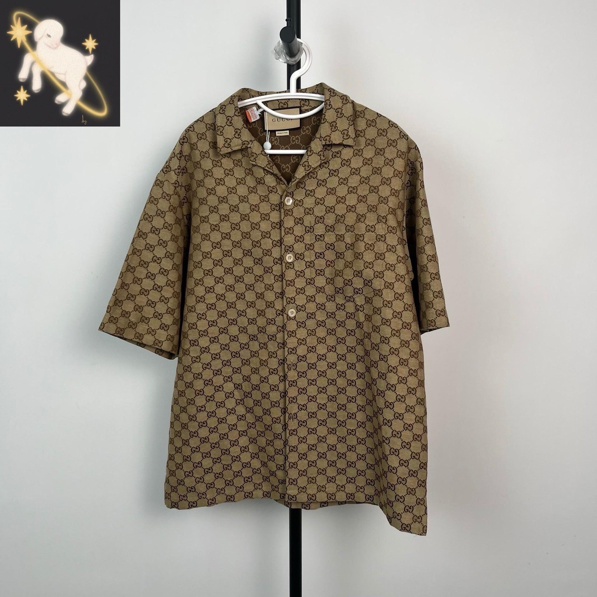 Gucci Gucci Retro Brown Button Up 46 Women Size L / US 10 / IT 46 - 1 Thumbnail