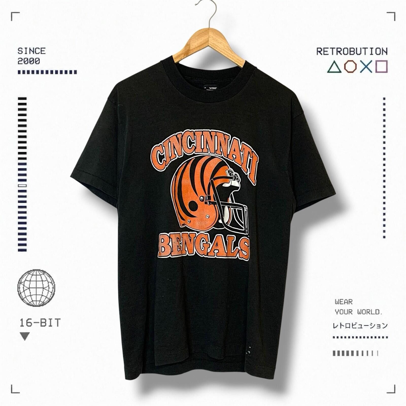 NFL Vintage 90s Cincinnati Bengals NFL Shirt Black Size XL Size US L / EU 52-54 / 3 - 1 Thumbnail