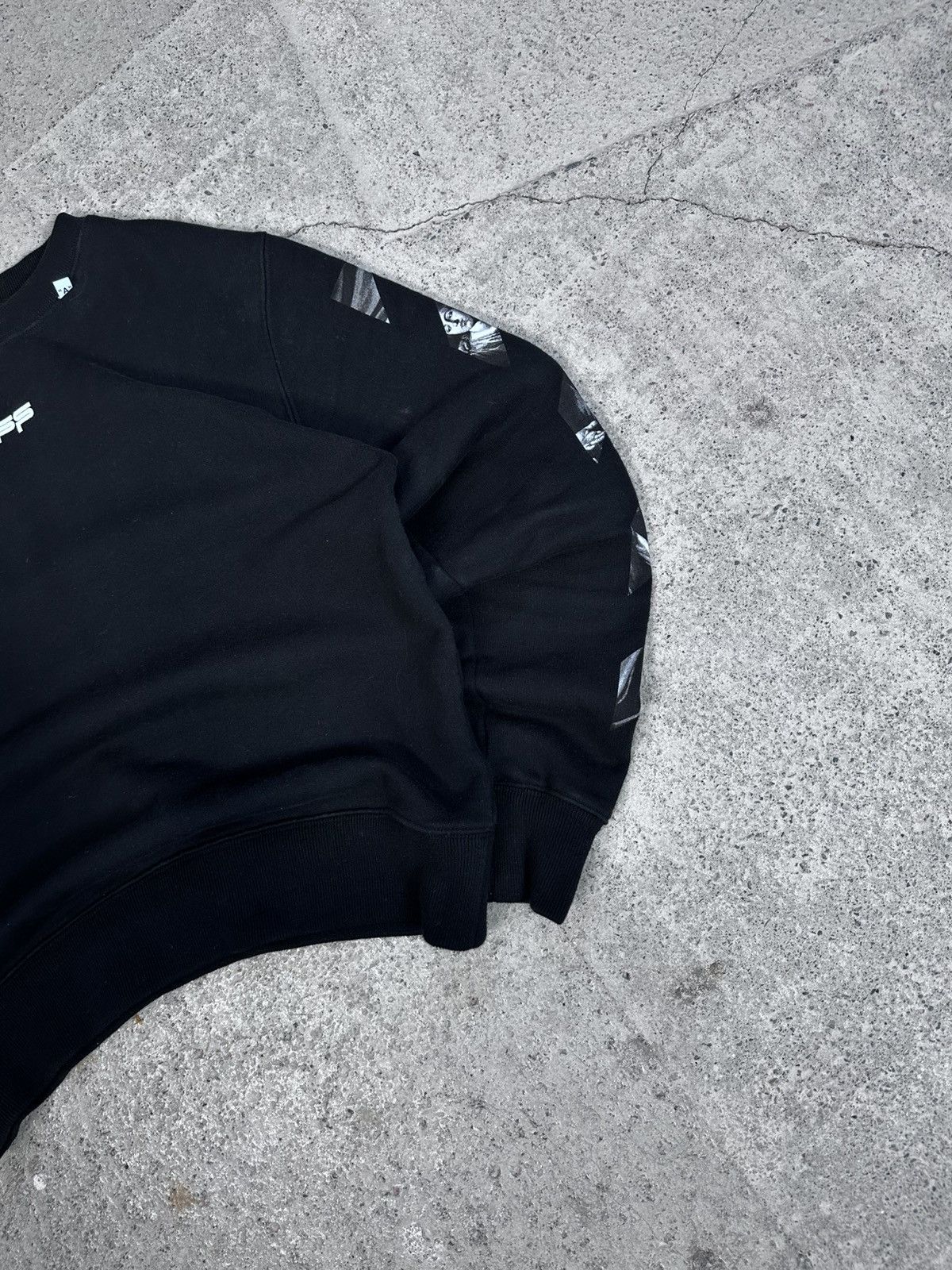 Off-White Off-White Caravaggio Crewneck Sweatshirt Black / Arrows Size US S / EU 44-46 / 1 - 7 Thumbnail