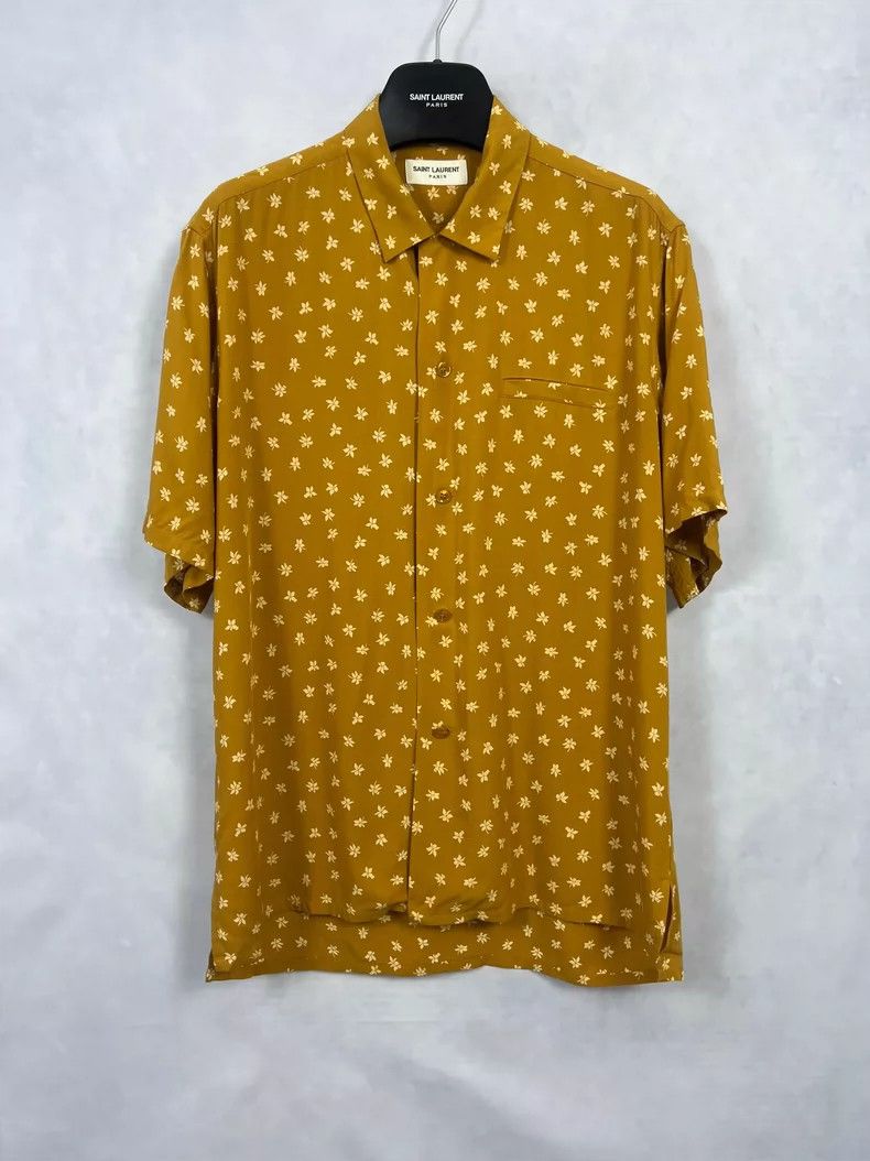 Saint Laurent Paris Saint Laurent Paris size 38 21ss Wild Orchid Shirt 2504-Ne Size US M / EU 48-50 / 2 - 1 Thumbnail
