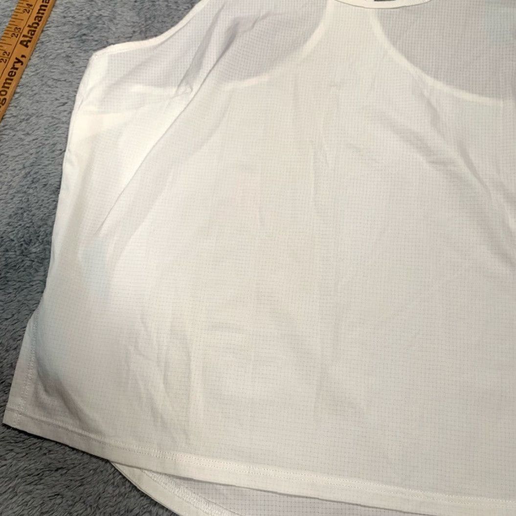 Athleta Athleta White Racerback Top Womens M T-Shirt Racerback White Shirt Size M / US 6-8 / IT 42-44 - 2 Thumbnail