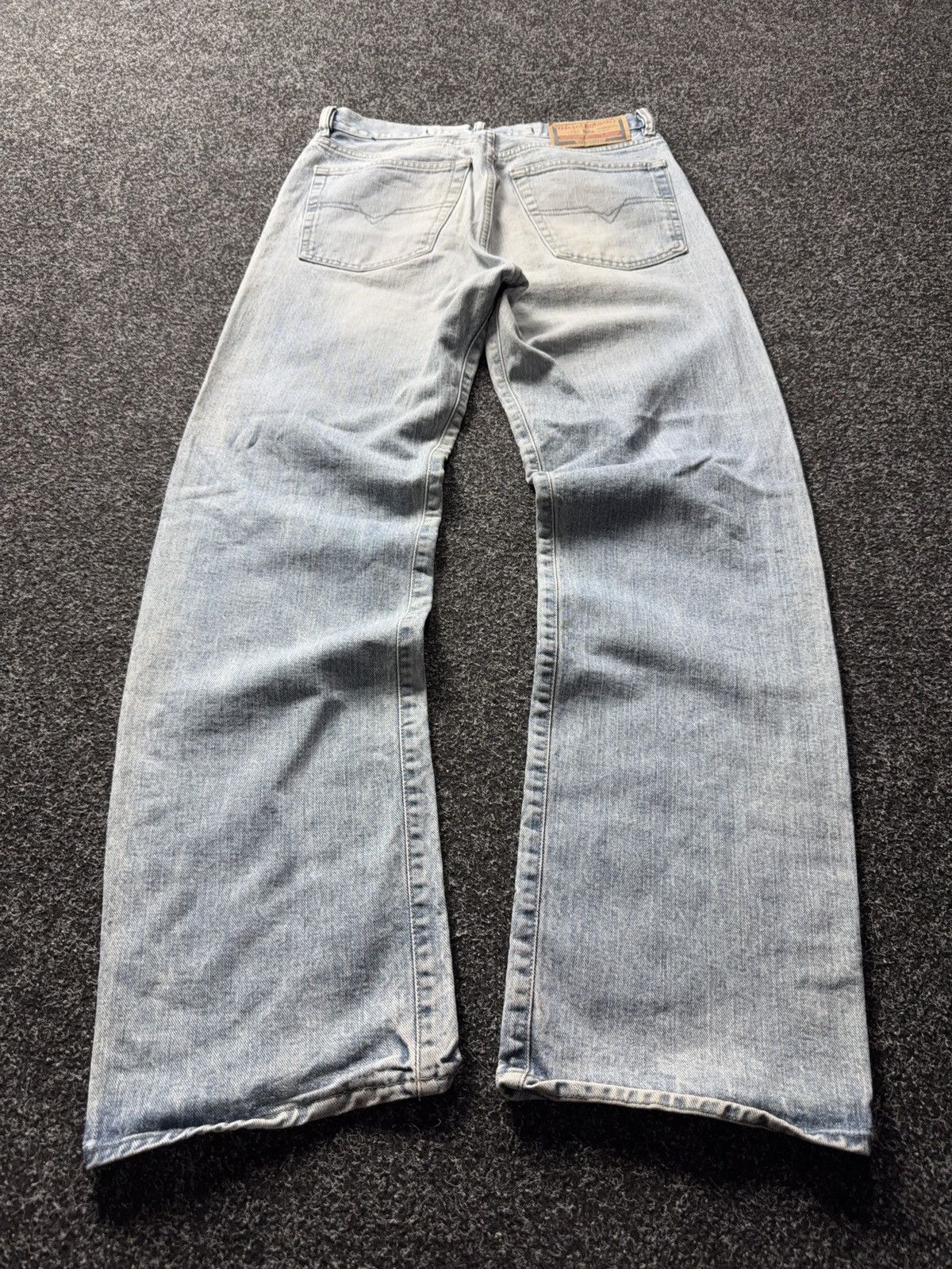 Diesel Vintage Retro Diesel Industry Jeans Made in Italy Light Wash Size US 31 - 12 Thumbnail