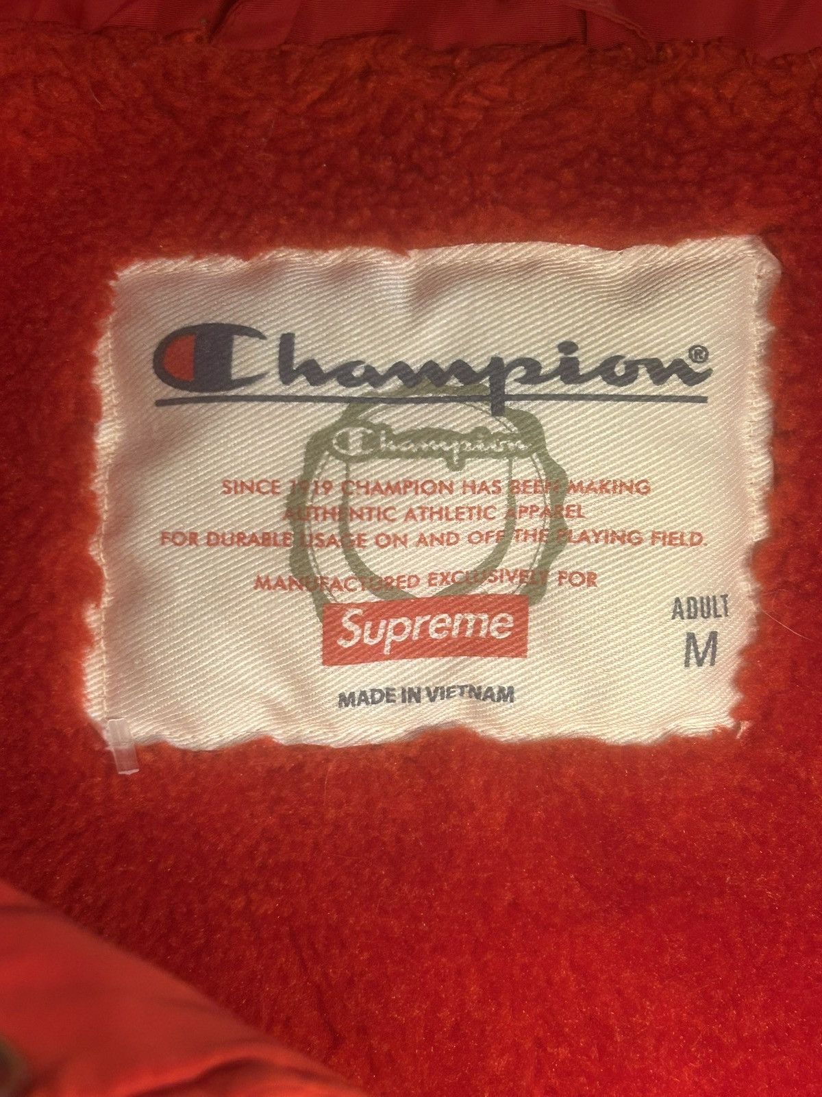 Champion × Supreme Supreme x Champion Label Coaches Jacket Fall/Winter 2018 Size US M / EU 48-50 / 2 - 7 Thumbnail