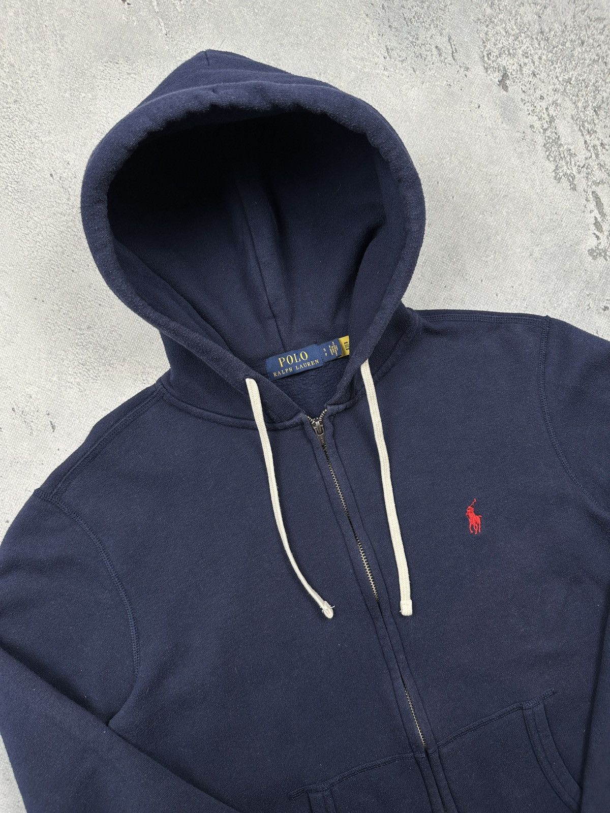 Polo Ralph Lauren Polo Ralph Lauren Full-Zip Hoodie Pony Logo y2k Zip-Up 00s Size US S / EU 44-46 / 1 - 7 Thumbnail