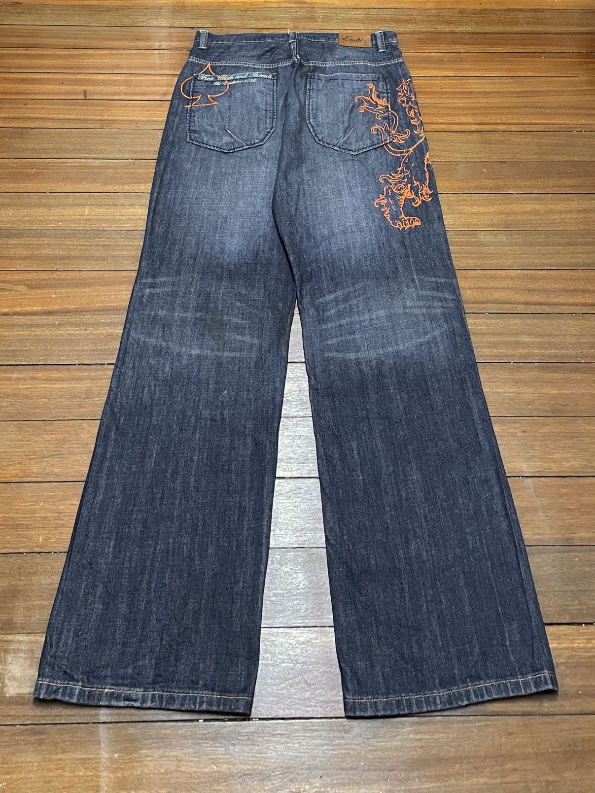 Vintage Very Rare Vintage Eight 732 Oversized Baggy Jeans 1990s Size US 40 / EU 56 - 2 Thumbnail
