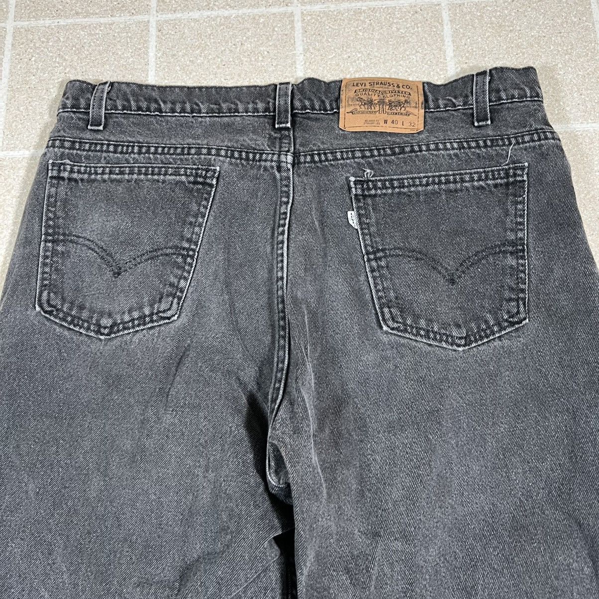 Levi's Vintage Levis Jeans 34x29 Black White Tab Made In USA Faded Size US 34 / EU 50 - 2 Thumbnail