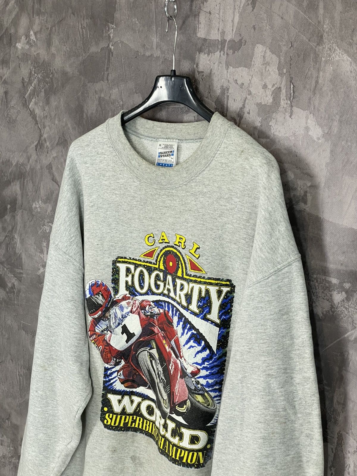 Ducati × Vintage Vintage 1997 Ducati Carl Fogarty World Superbike Sweatshirt Size US XL / EU 56 / 4 - 8 Thumbnail