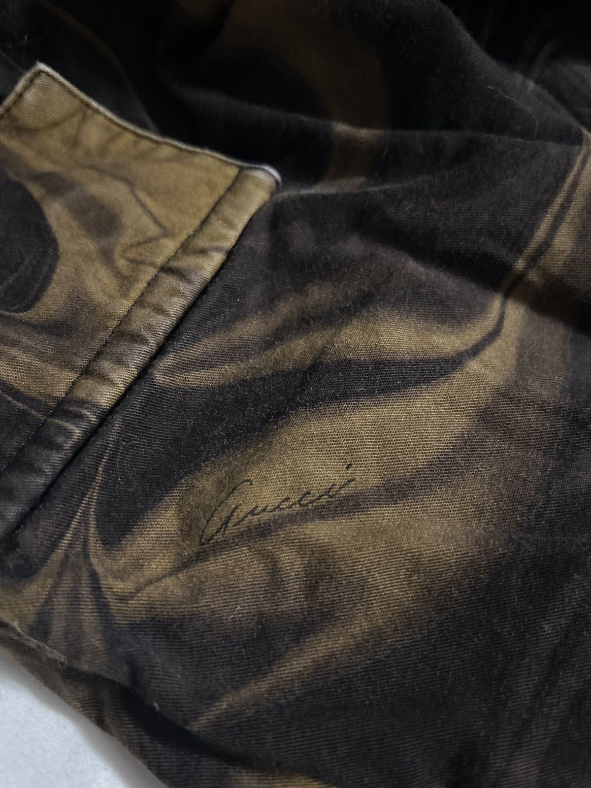 Gucci GUCCI by TOM FORD Olive & Black Cargo Pants Spring 2001 Size US 32 / EU 48 - 7 Thumbnail