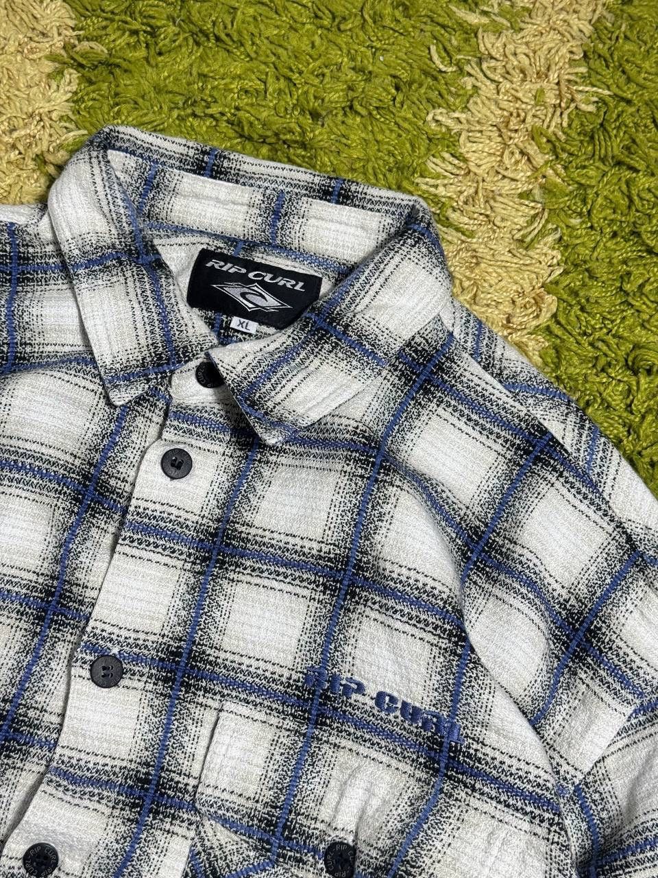 Rip Curl Vintage Rip Curl Flannel Button Up Shirt Size US XL / EU 56 / 4 - 4 Thumbnail