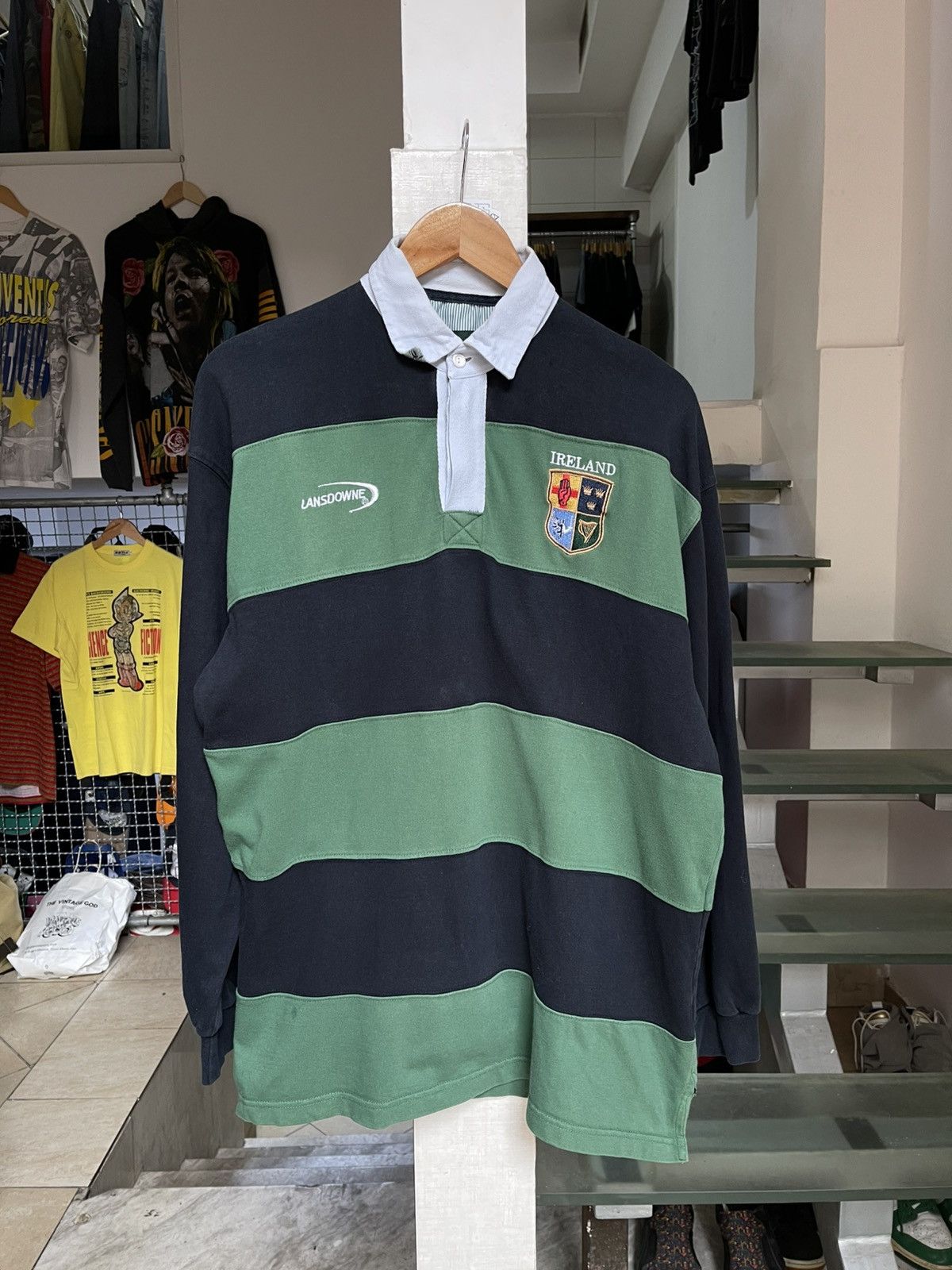 Vintage Ireland Rugby Shirt Size US L / EU 52-54 / 3 - 1 Thumbnail