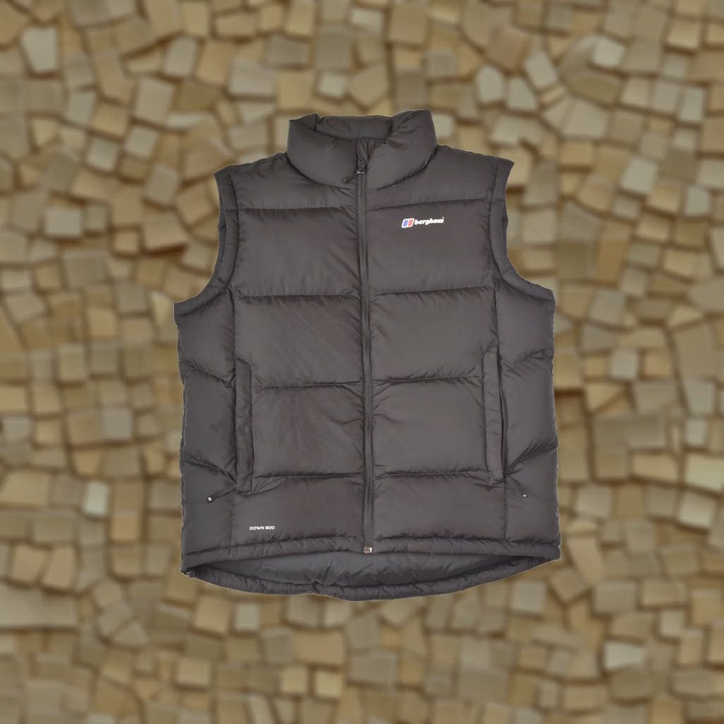 Berghaus Berghaus Akka Down Puffer Gilet Vest XL Black Mens Size XL Powder Puffer Jacket 33951 Size US XL / EU 56 / 4 - 1 Thumbnail