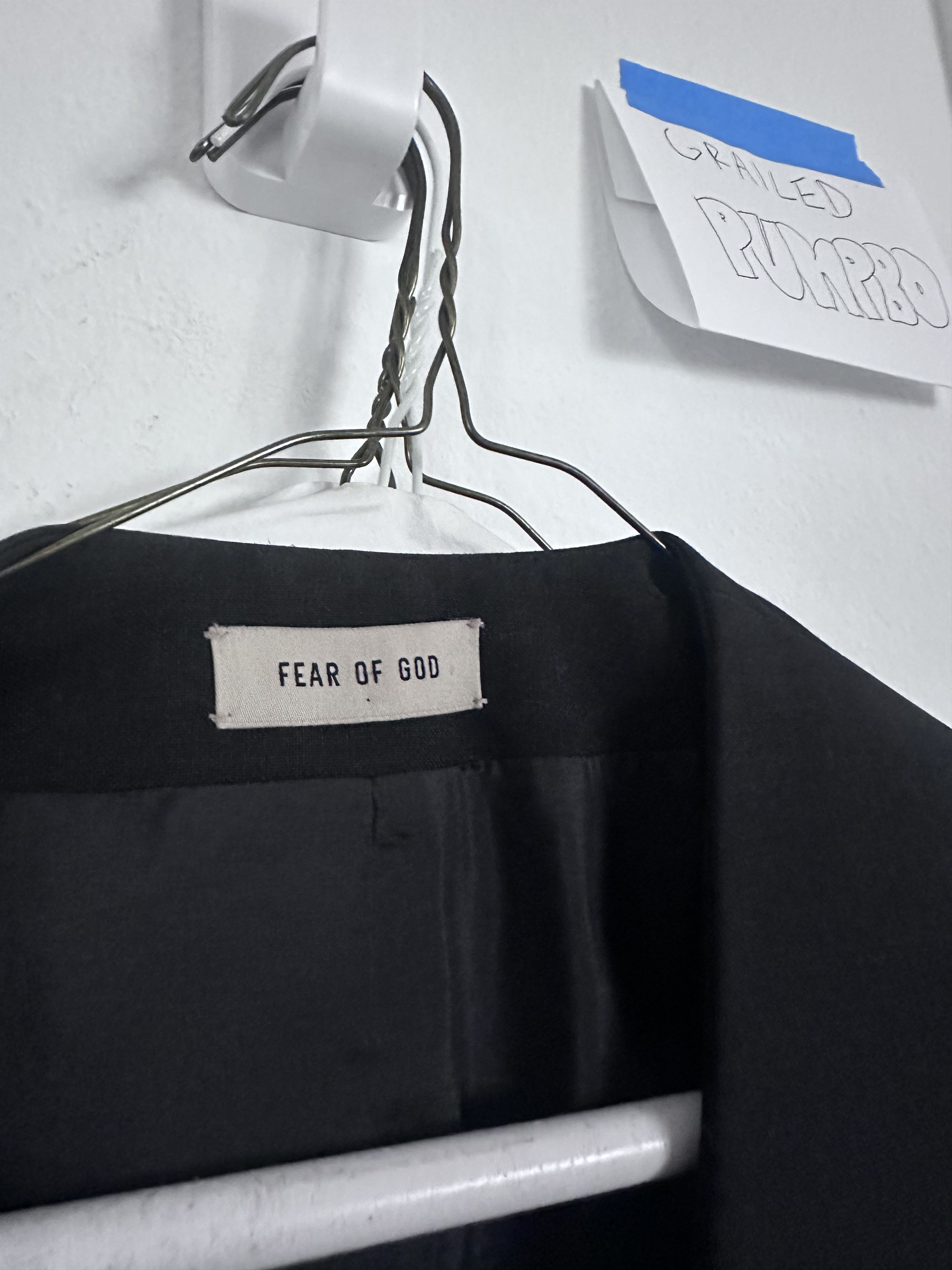 Fear of God Fear of God Lapelless Kid Mohair / Wool Blazer Size 46R - 2 Thumbnail