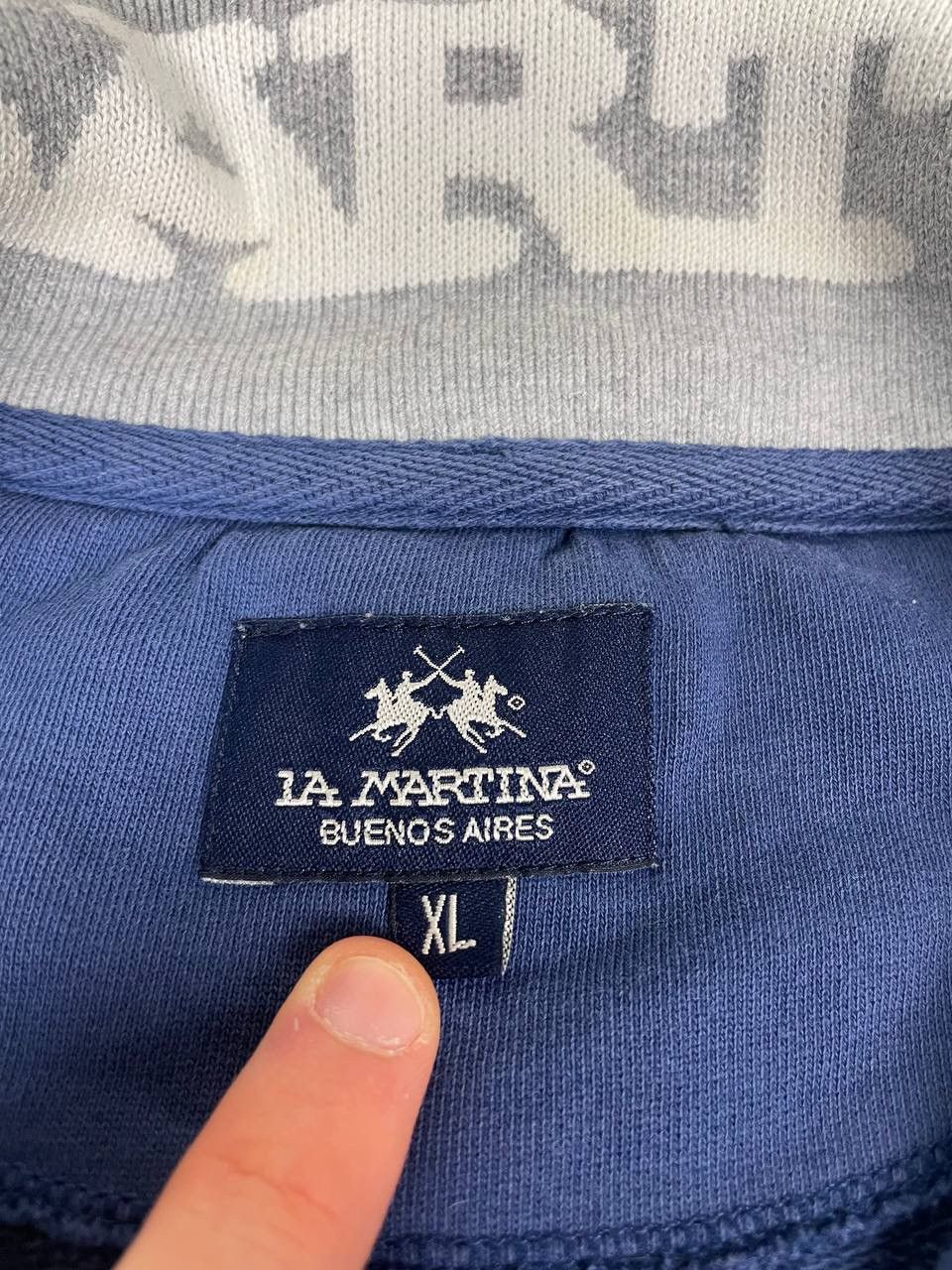 La Martina Vintage La Martina Full Zip Sweatshirt Big Logo Y2K Size US XL / EU 56 / 4 - 9 Thumbnail