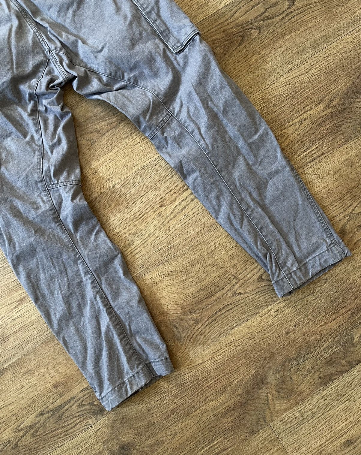 G-Star G-Star Rovic Zip 3D Regular Tapered Gray Cargo Pants Size US 31 - 12 Thumbnail