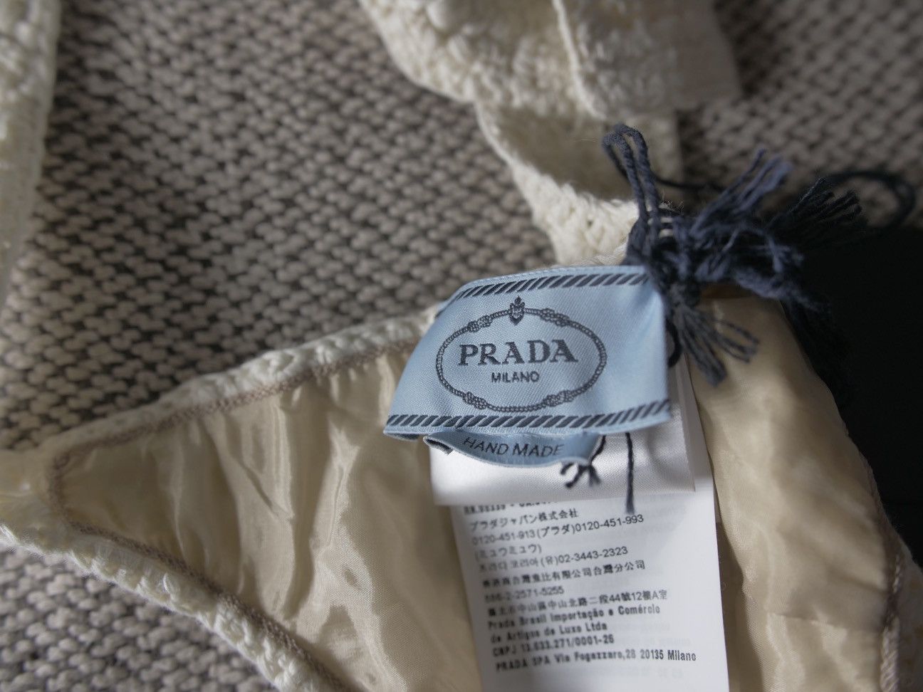 Prada Prada Crochet top Only Vip Creme 💞 Size S / US 4 / IT 40 - 21 Thumbnail