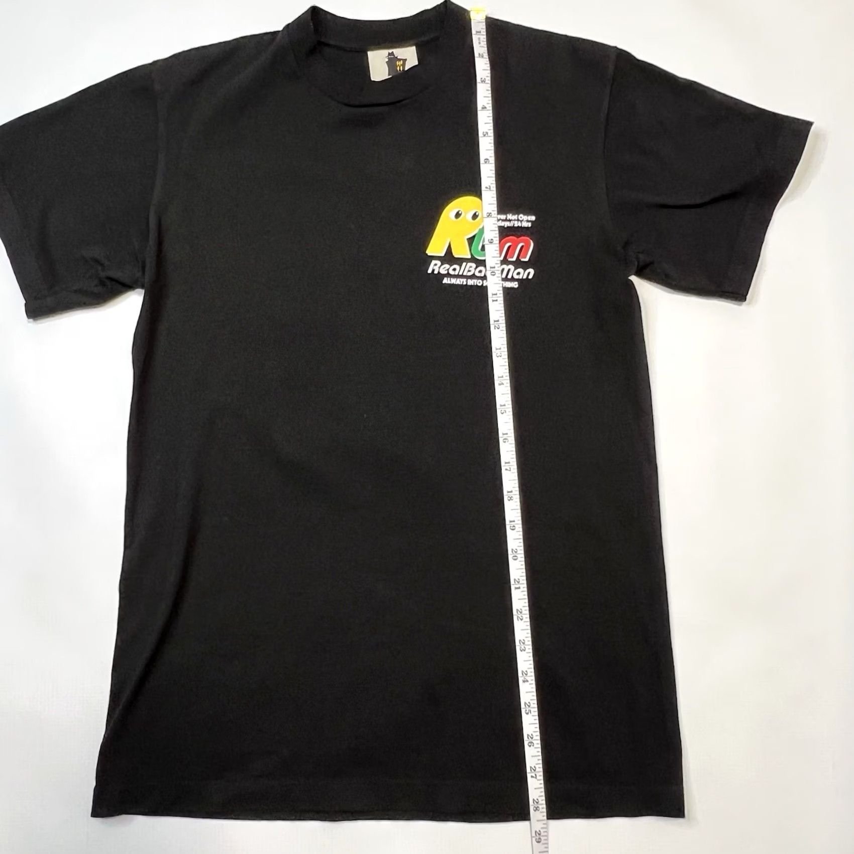 Real Bad Man Real Bad Man Crime Wave Men's T-Shirt Small Black RBM Graphic Tee Short Sleeve Crew Neck Cotton Logo Vintage No? Size US S / EU 44-46 / 1 - 3 Thumbnail