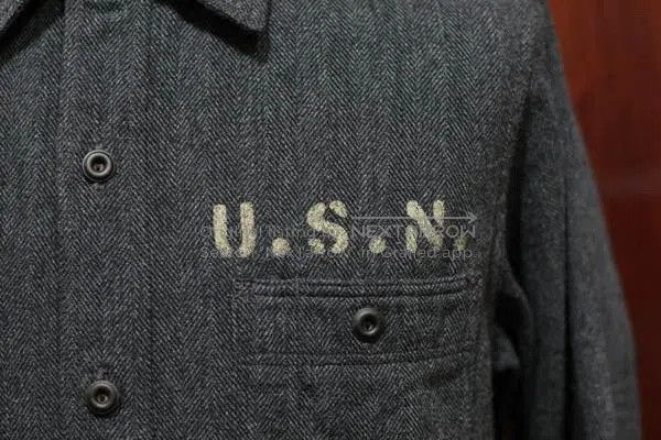 Freewheelers U.S. Navy Armory Wool Shirt. Size US M / EU 48-50 / 2 - 2 Thumbnail
