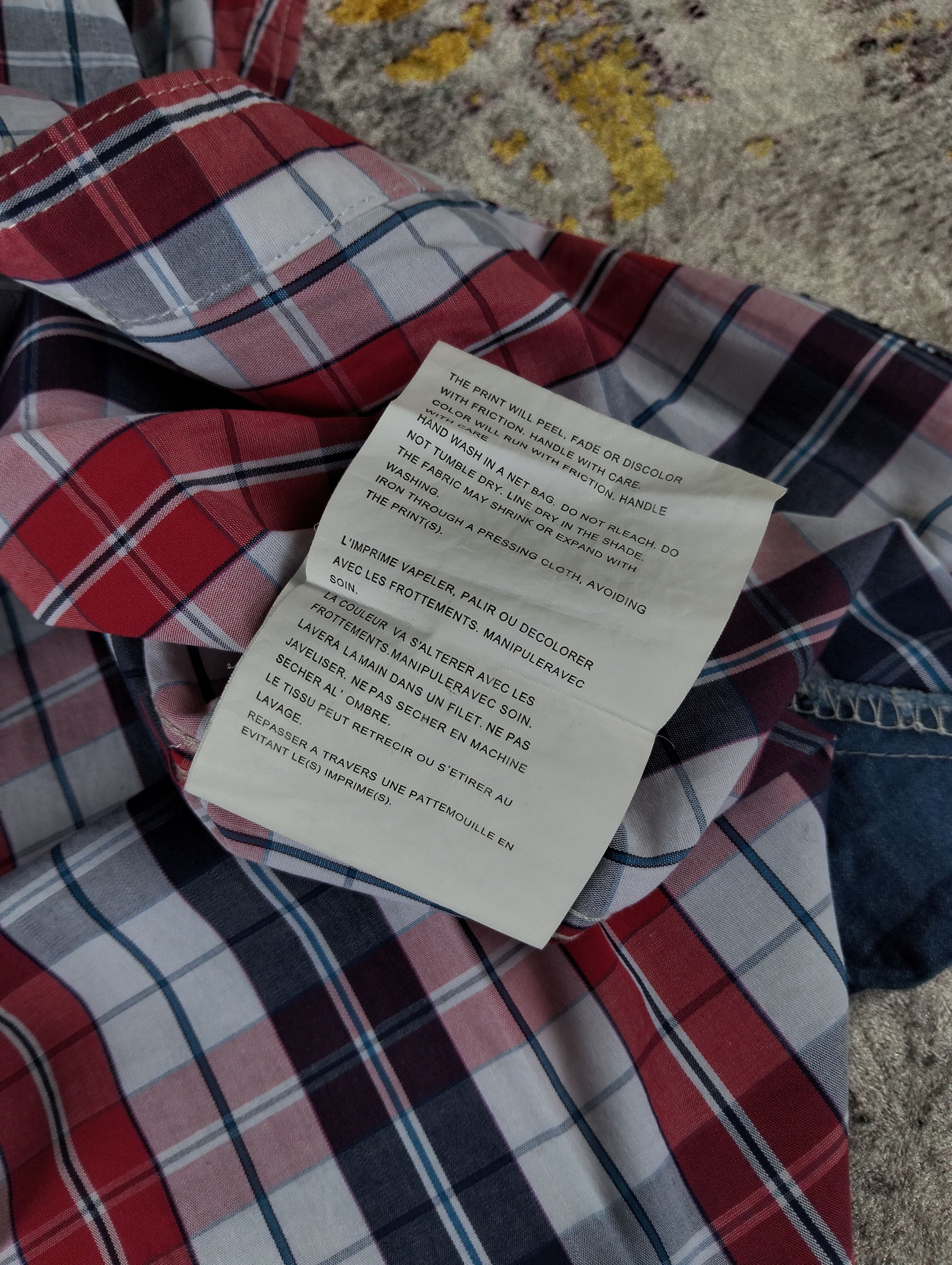 Comme des Garcons AD2005 CDG Junya Watanabe Patchwork Plaid Shirt Size US M / EU 48-50 / 2 - 13 Thumbnail