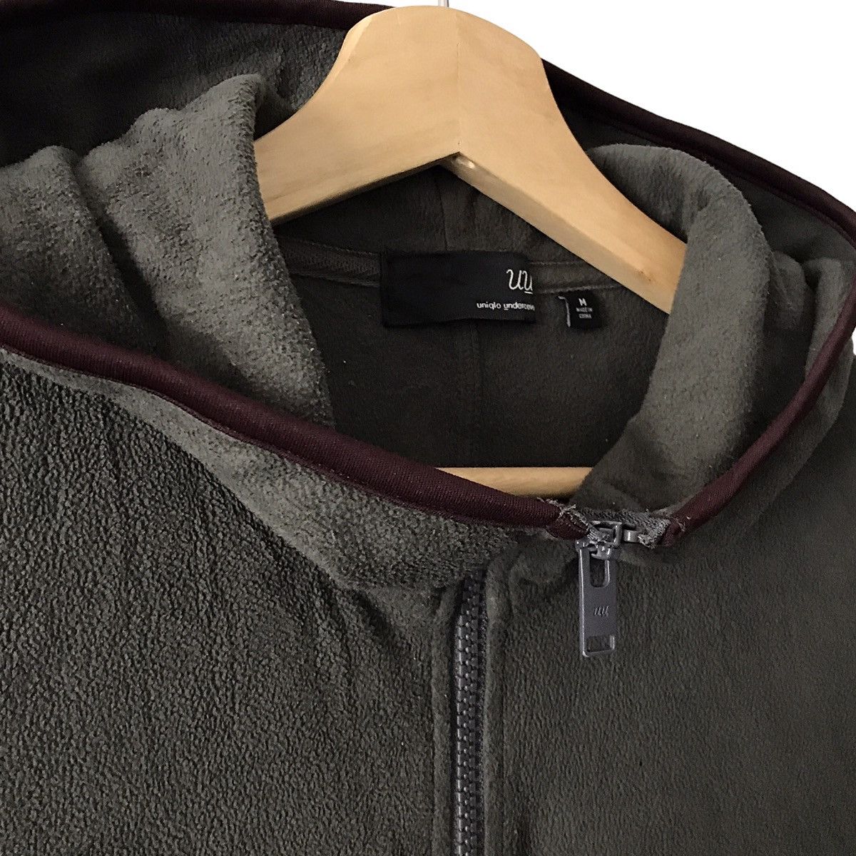 Japanese Brand × Undercover × Uniqlo Uniqlo X Undercover Japan Military Inspired Fleece Hoodie Size US M / EU 48-50 / 2 - 4 Thumbnail