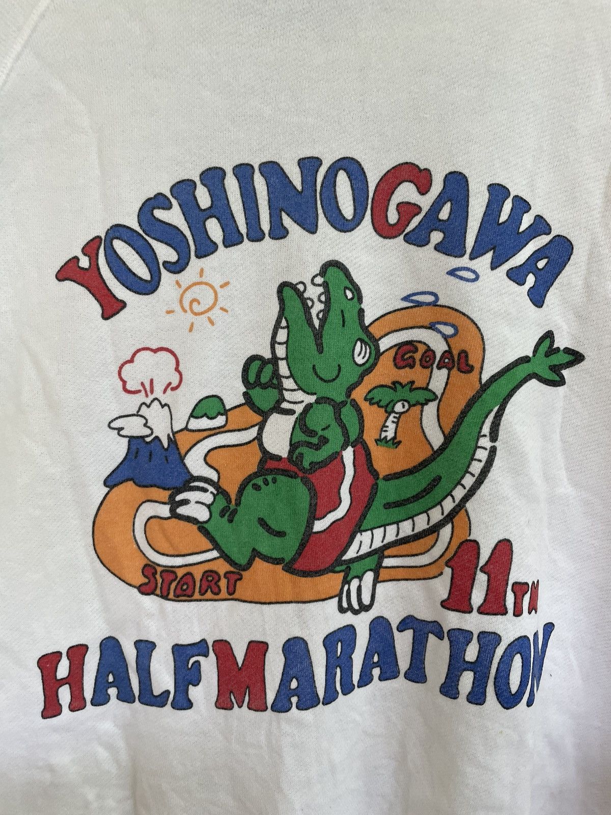 New Balance Vintage 90s New Balance Yoshinogawa Marathon sweatshirt Size US XL / EU 56 / 4 - 4 Thumbnail