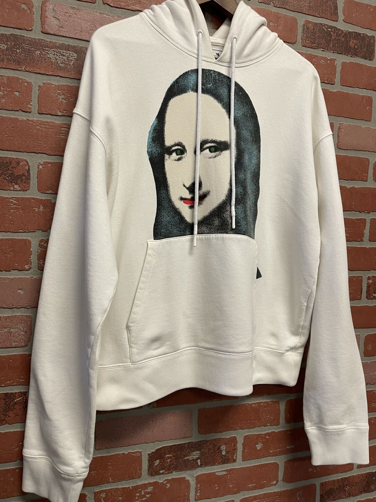 Off-White Size XL - Off-White Mona Lisa Oversized Hoodie 'White' Size US XL / EU 56 / 4 - 2 Thumbnail