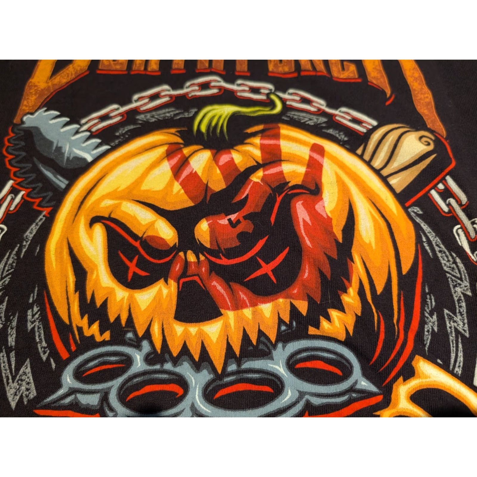 Delta Delta Shirt Unisex Adult Small Black Five Finger Death Punch Got Your Six Halloween Tour Graphic Print Rock Metal Size S / US 4 / IT 40 - 3 Thumbnail