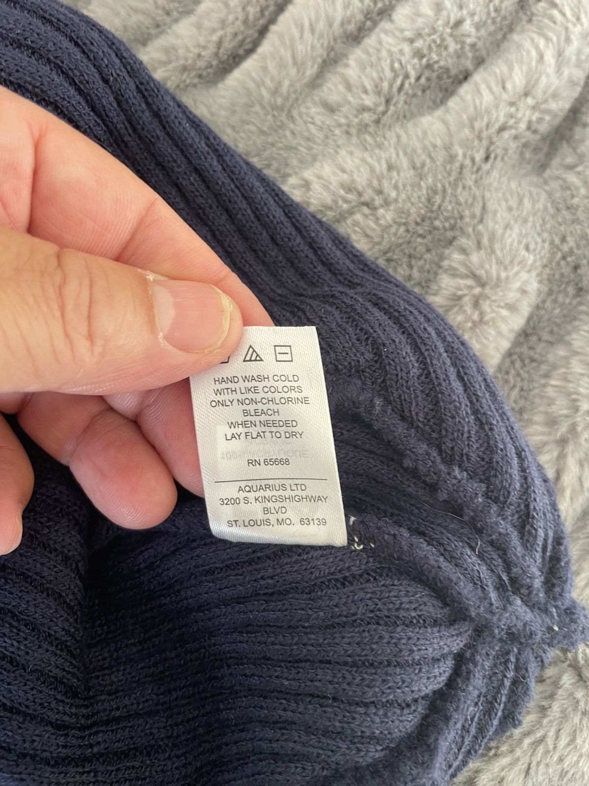 Fila Peacoat Ribbed Beanie Nwt 20.00 Size ONE SIZE - 10 Thumbnail