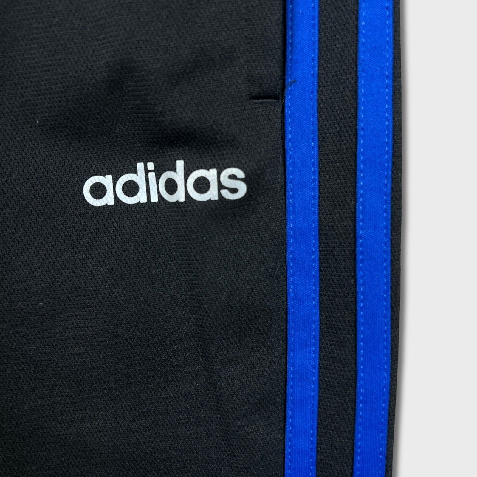 Adidas × Vintage Adidas Track Pants XL Stripes Spell Out Athletic Gym Jogger Size US 29 - 2 Thumbnail