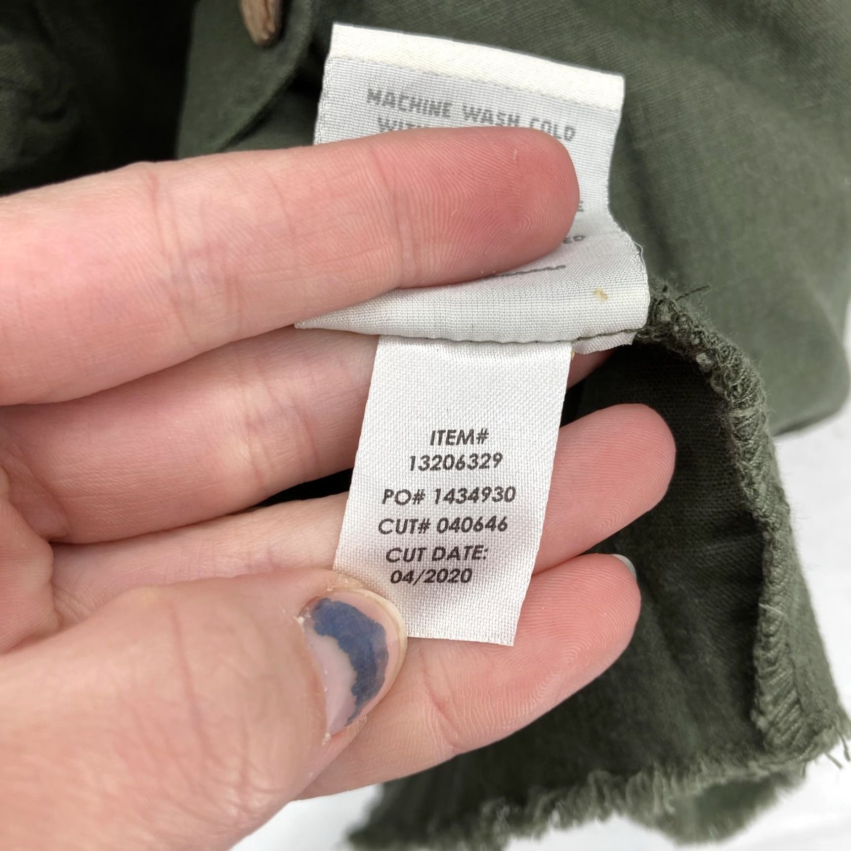 Torrid Torrid Jacket Womens 12 Olive Anorak Linen Blend Belted Utility Roll Tab Jacket Size XL / US 12-14 / IT 48-50 - 6 Thumbnail