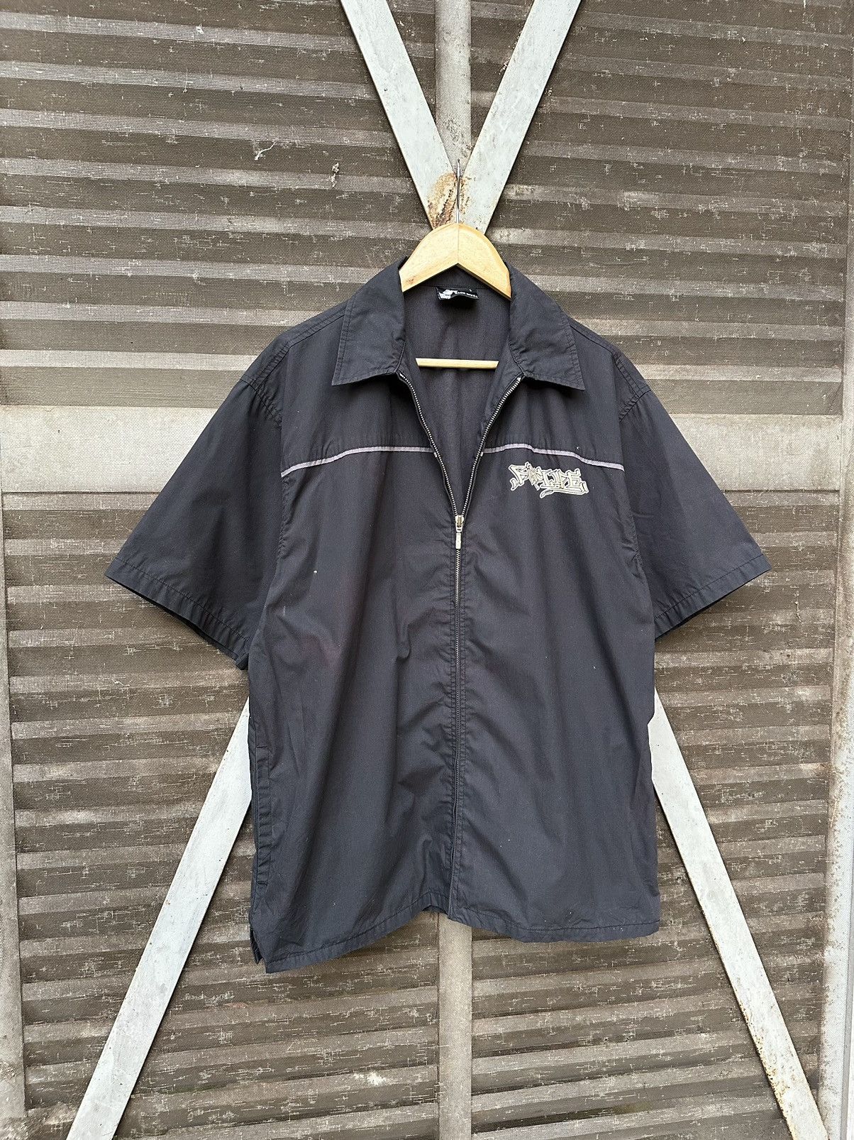 Vintage 🛹Vintage Dack Dive “SLIDE MIC” Baggy SKATE Shirt Size US L / EU 52-54 / 3 - 8 Thumbnail