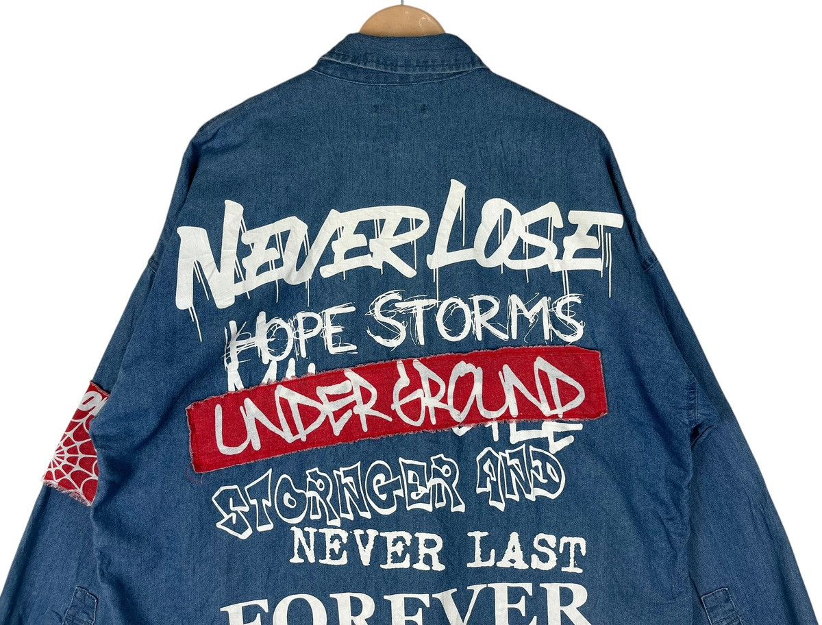 Hysteric Glamour Oversized Bikestar Exploited Underground Button Up Size US XXL / EU 58 / 5 - 9 Thumbnail