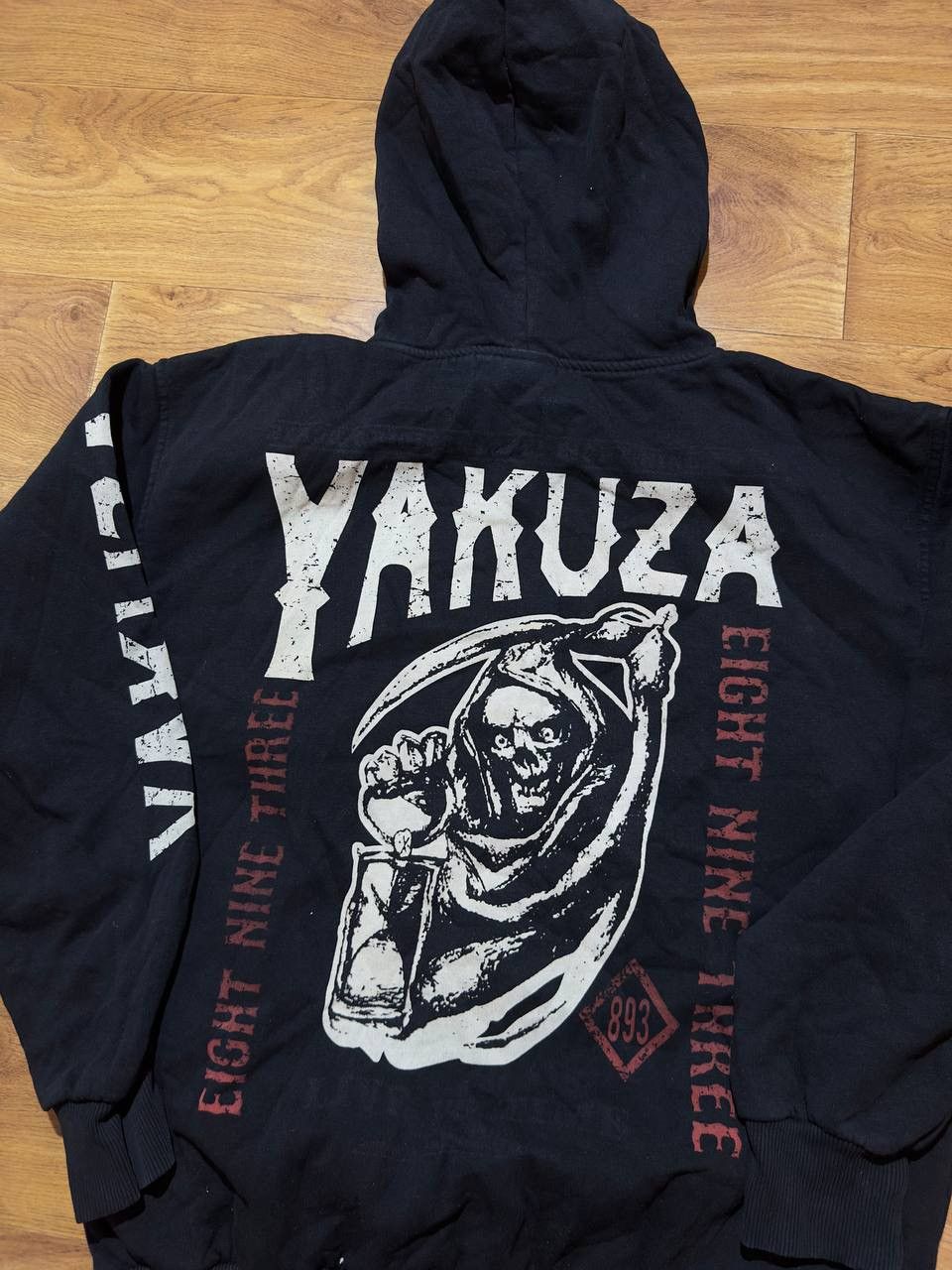 Ed Hardy Vintage Hoodie Yakuza Big Logo Japanase Style Streetwear Y2K Size US XL / EU 56 / 4 - 4 Thumbnail