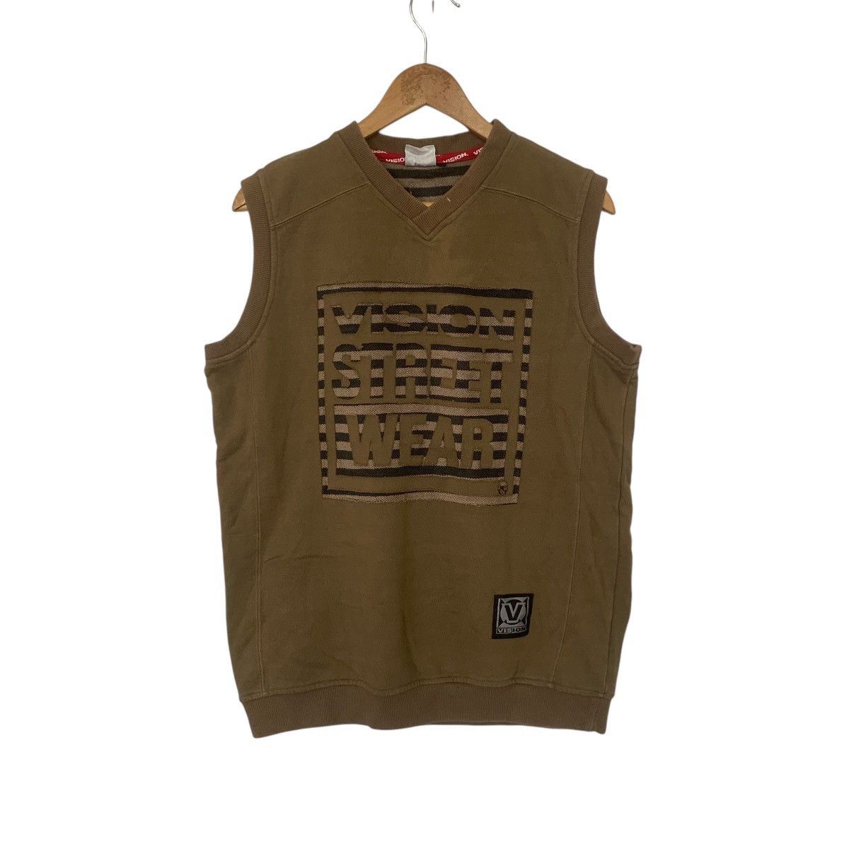Vintage × Vision Streetwear Vision Street wear vintage sleeveless sweatshirt medium Size US M / EU 48-50 / 2 - 1 Thumbnail