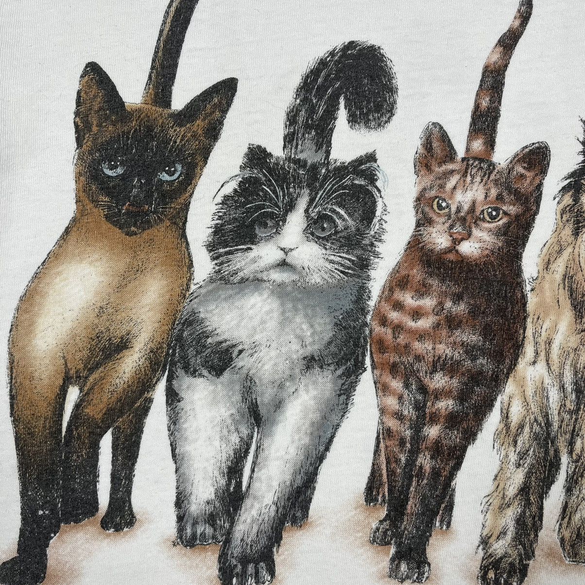 Vintage Vintage Cat’s humor cute graphic tee 90’s Size US L / EU 52-54 / 3 - 4 Thumbnail
