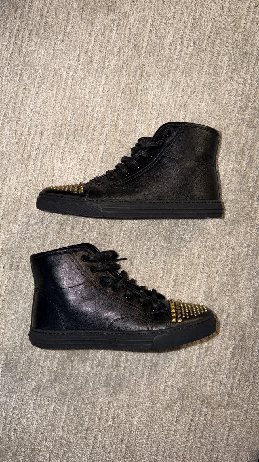 Gucci Gucci Hi Top Sneakers Size US 7.5 / IT 37.5 - 1 Thumbnail