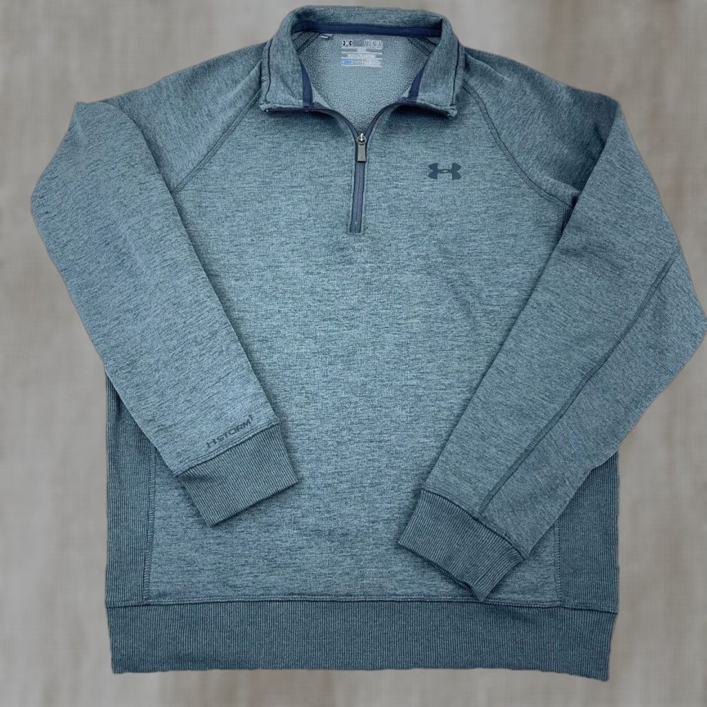 Under Armour Under Armour Sweatshirt Men M Gray 1/4 Zip Mock Neck Lightweight Breathable Performance Golf Pullover Regular STAY-MINT Size US M / EU 48-50 / 2 - 1 Thumbnail