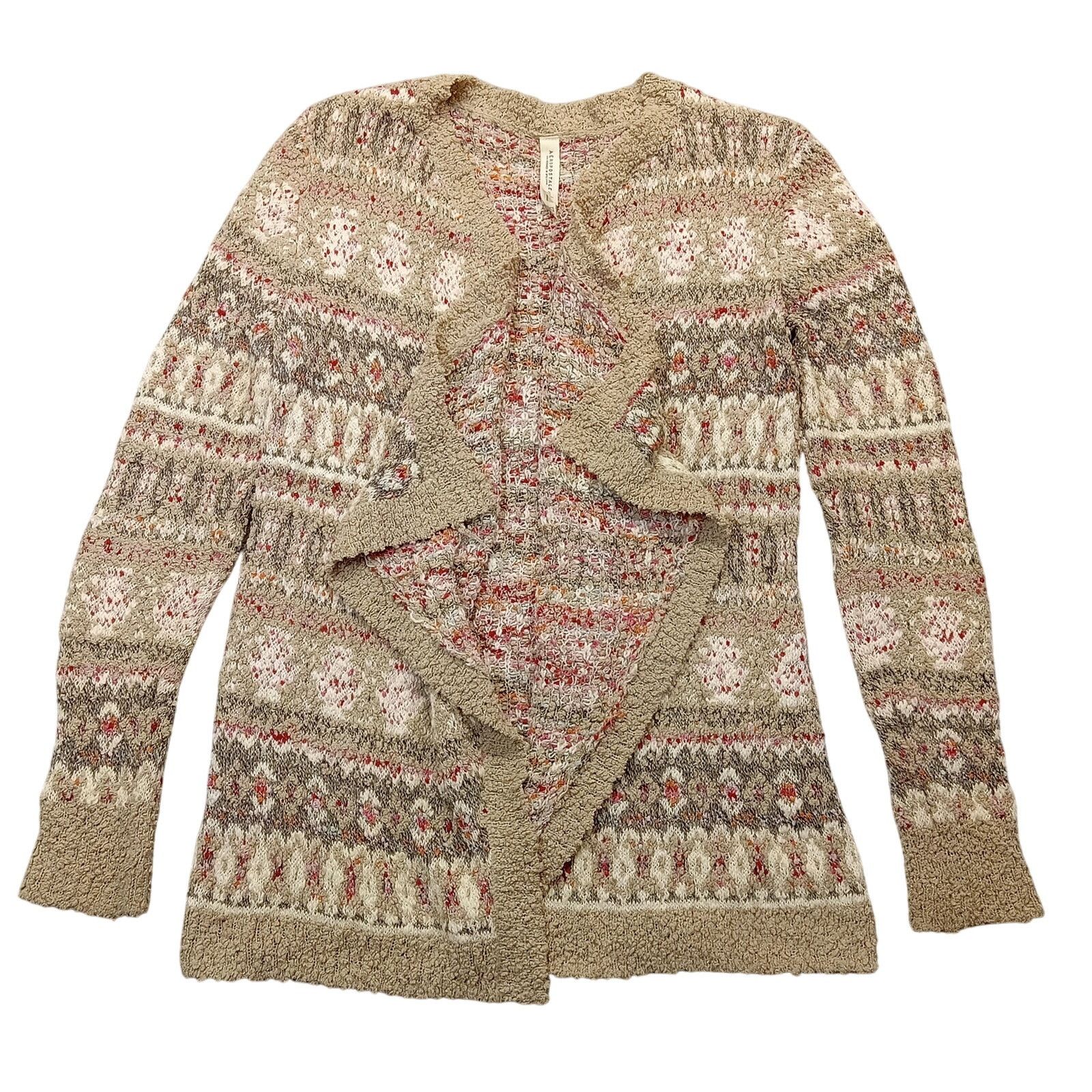 Aeropostale Aeropostale Sweater S Women's Long Sleeve Cardigan Tan Size S / US 4 / IT 40 - 1 Thumbnail