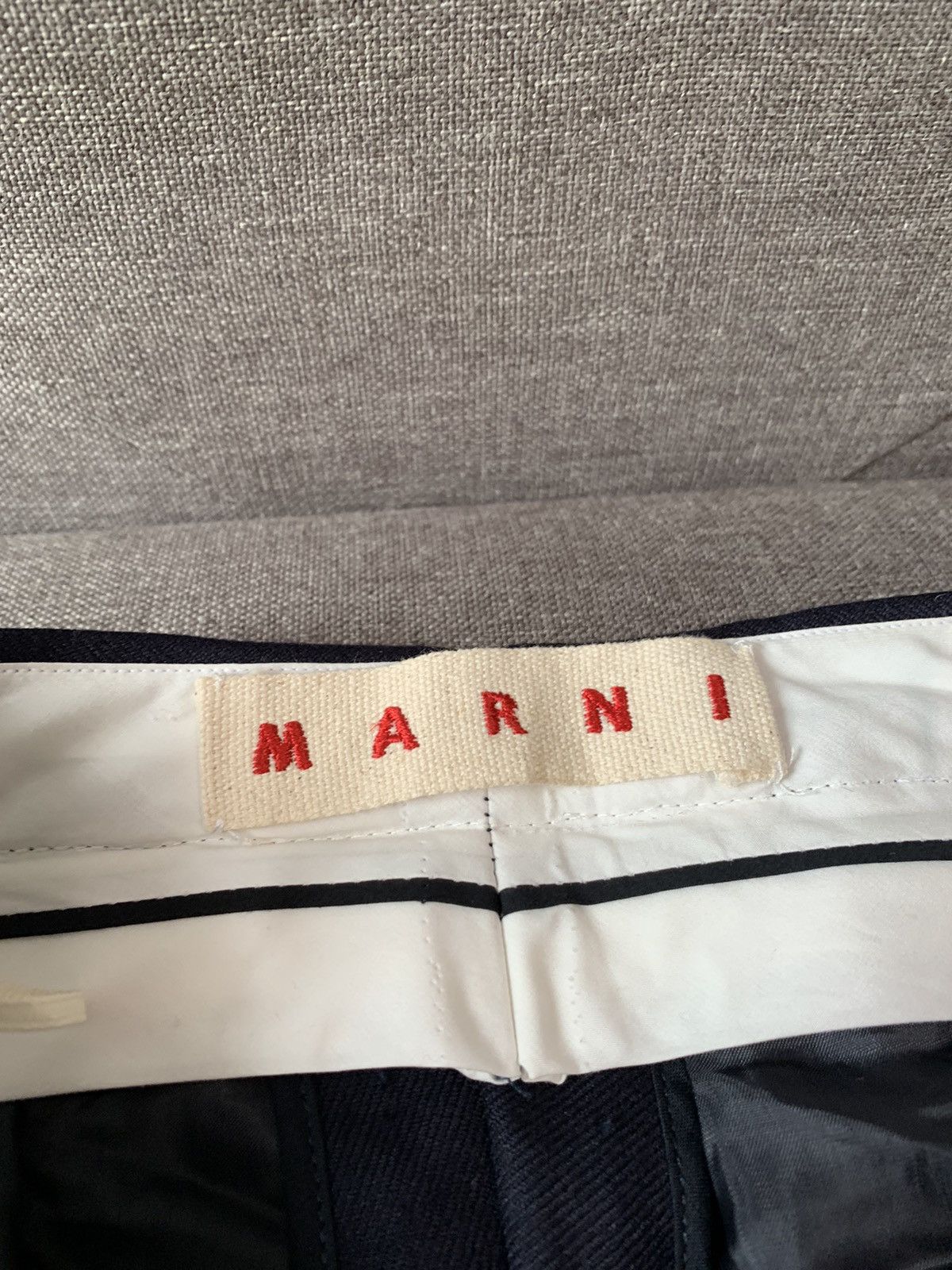 Marni Marni Wool Trousers Pants Size 28" / US 6 / IT 42 - 2 Thumbnail