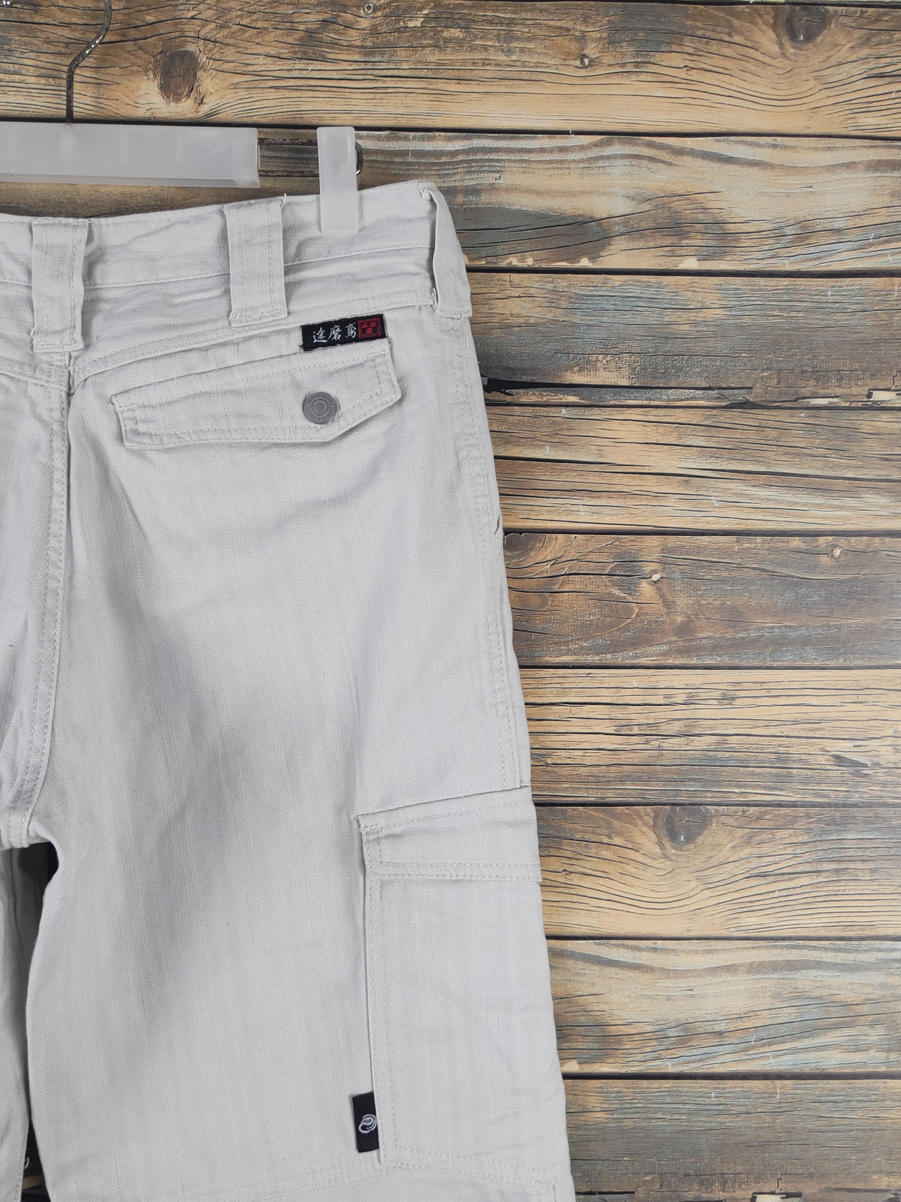 Japanese Brand DL Japanese Brand Gray Multipocket Cargo Pants #1789 Size US 31 - 12 Thumbnail