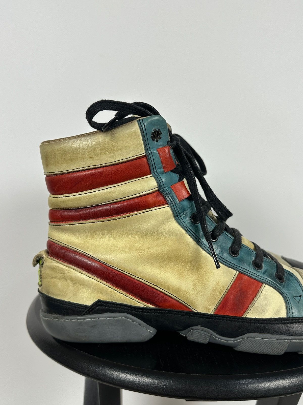 Marithe + Francois Girbaud 00s Vintage Marithé + François Girbaud High Top Sneakers Size US 8 / EU 41 - 15 Thumbnail