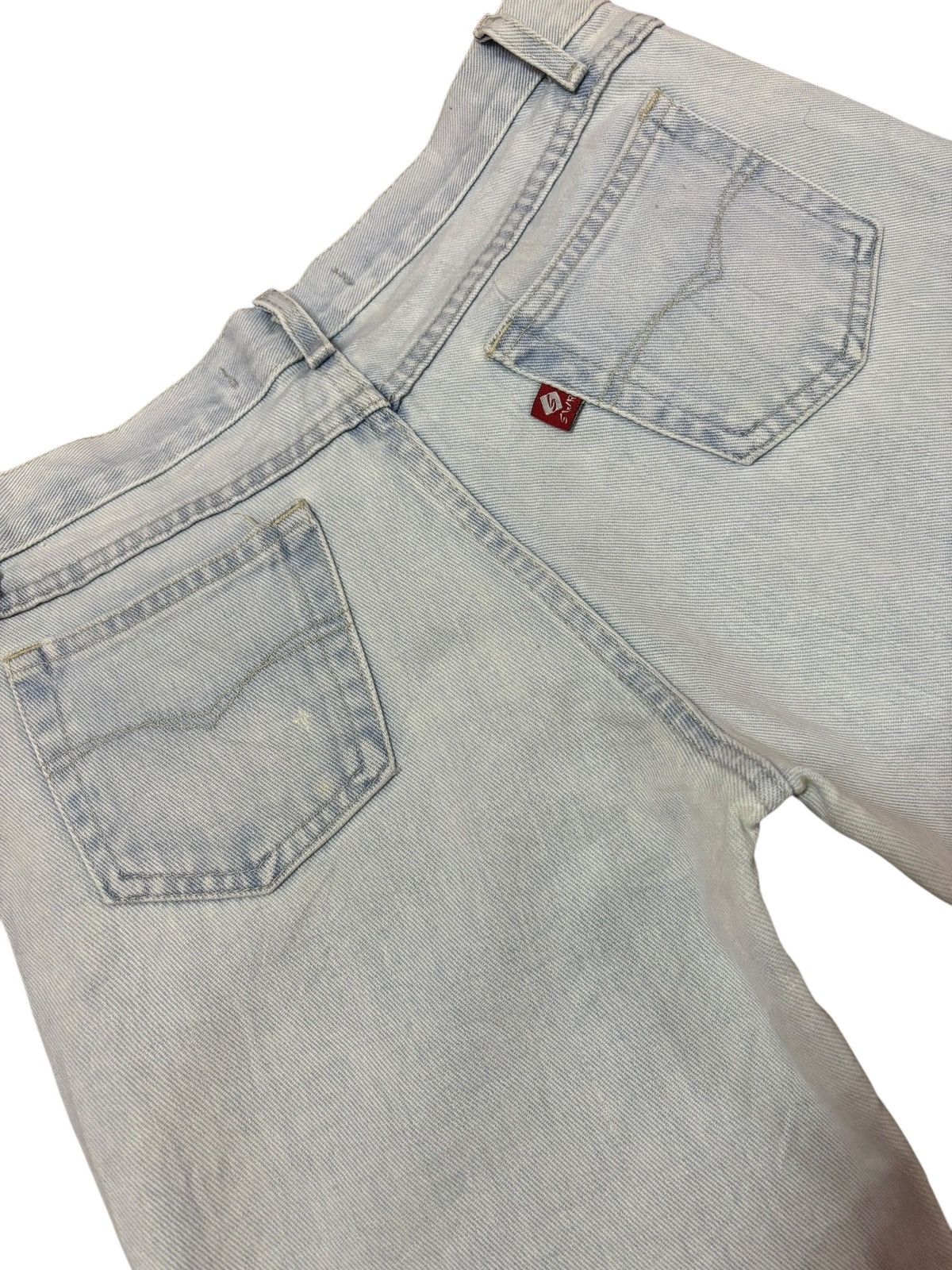 Japanese Brand × Samurai Jeans × Vintage 42 SAWARY Samurai Wound Hexagon Stitches Jeans Size US 30 / EU 46 - 6 Thumbnail