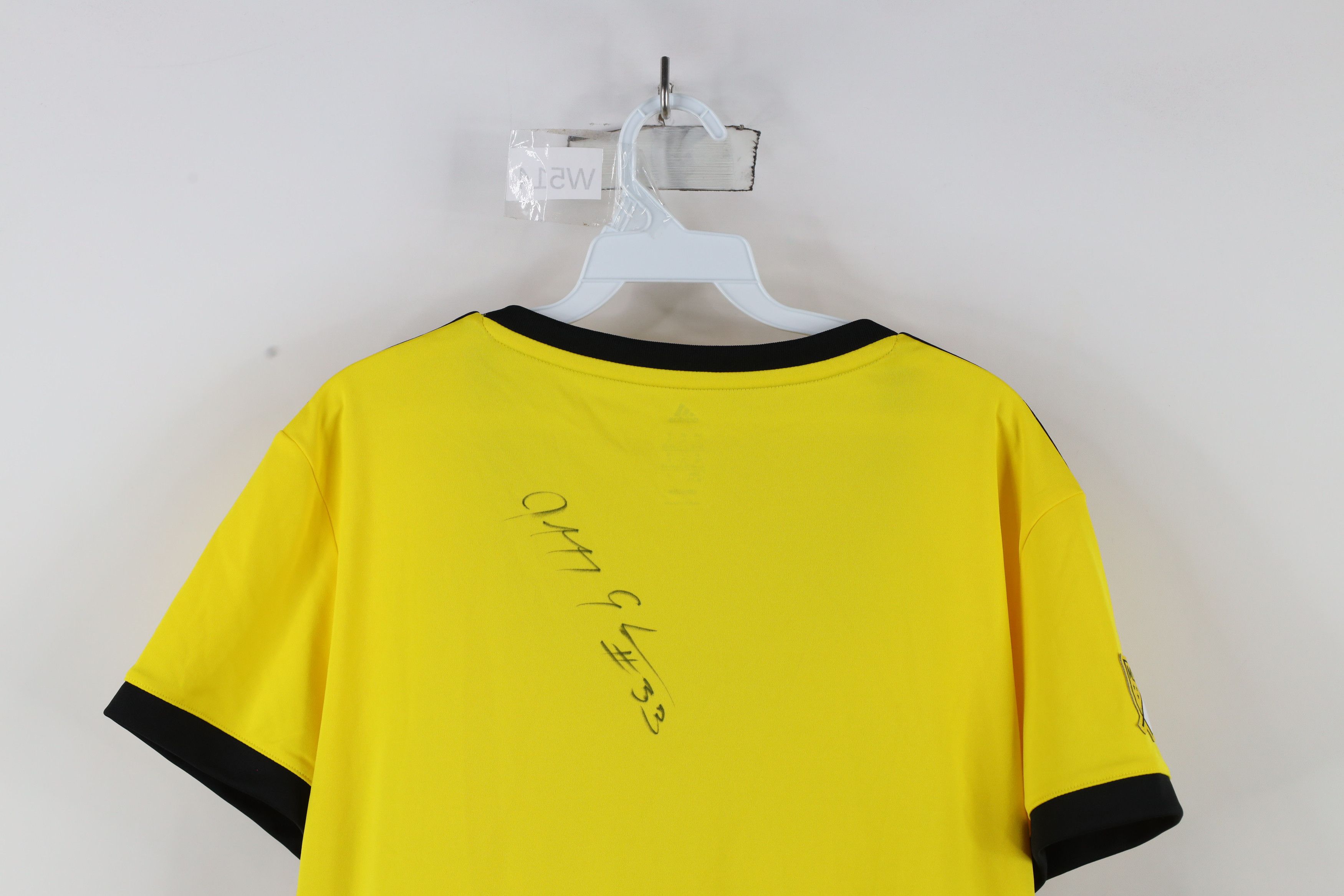 Adidas × Vintage Adidas Crew SC Soccer Football Jersey Yellow Autographed Size XL / US 12-14 / IT 48-50 - 14 Thumbnail