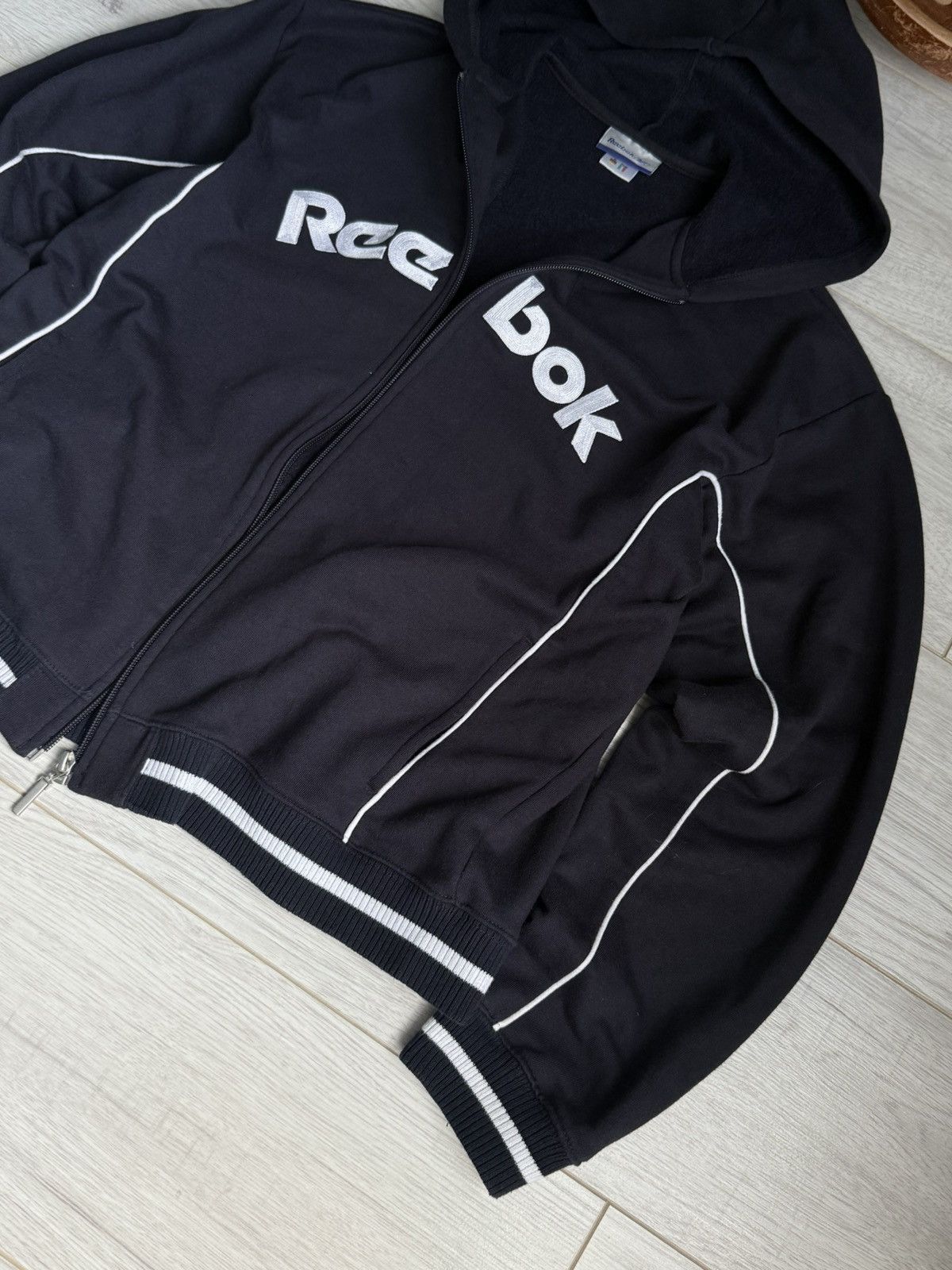 Reebok × Vintage Vintage Reebok zip hoodie big logo 90’s Size US S / EU 44-46 / 1 - 2 Thumbnail